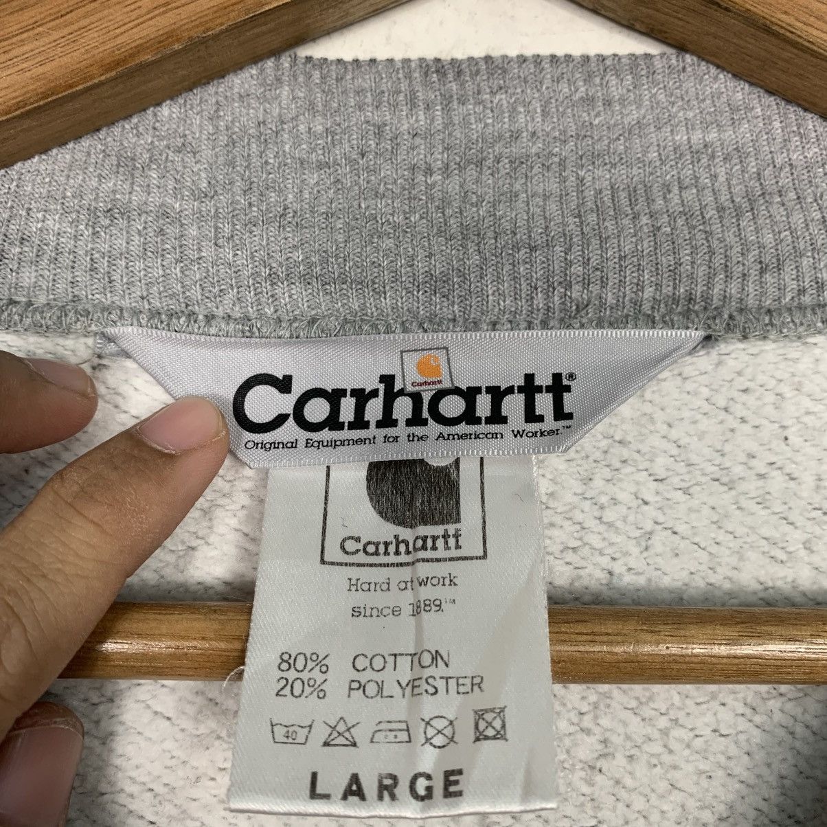 Carhartt Carhatt Snap Button Sweater Jacket Size US L / EU 52-54 / 3 - 16 Thumbnail