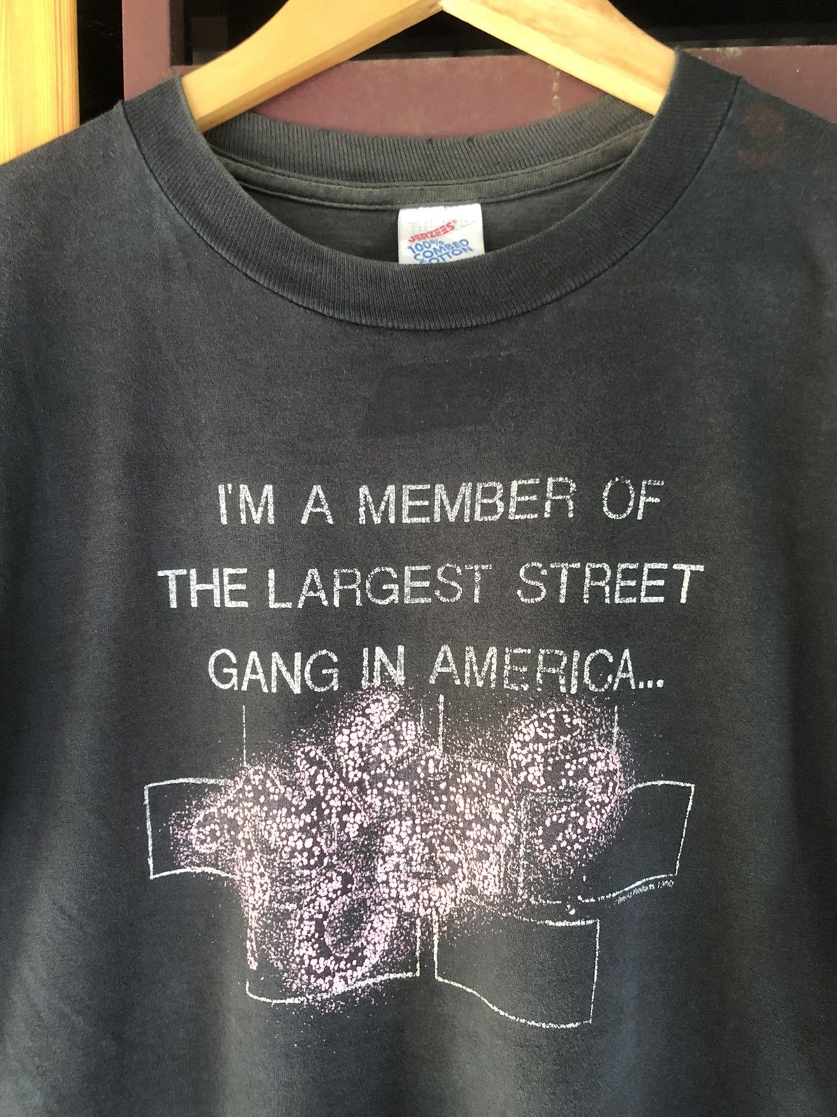 Vintage 🔥Vintage 90s🔥Beauty Sunfaded Movie The Cops Tee Size US M / EU 48-50 / 2 - 1 Thumbnail