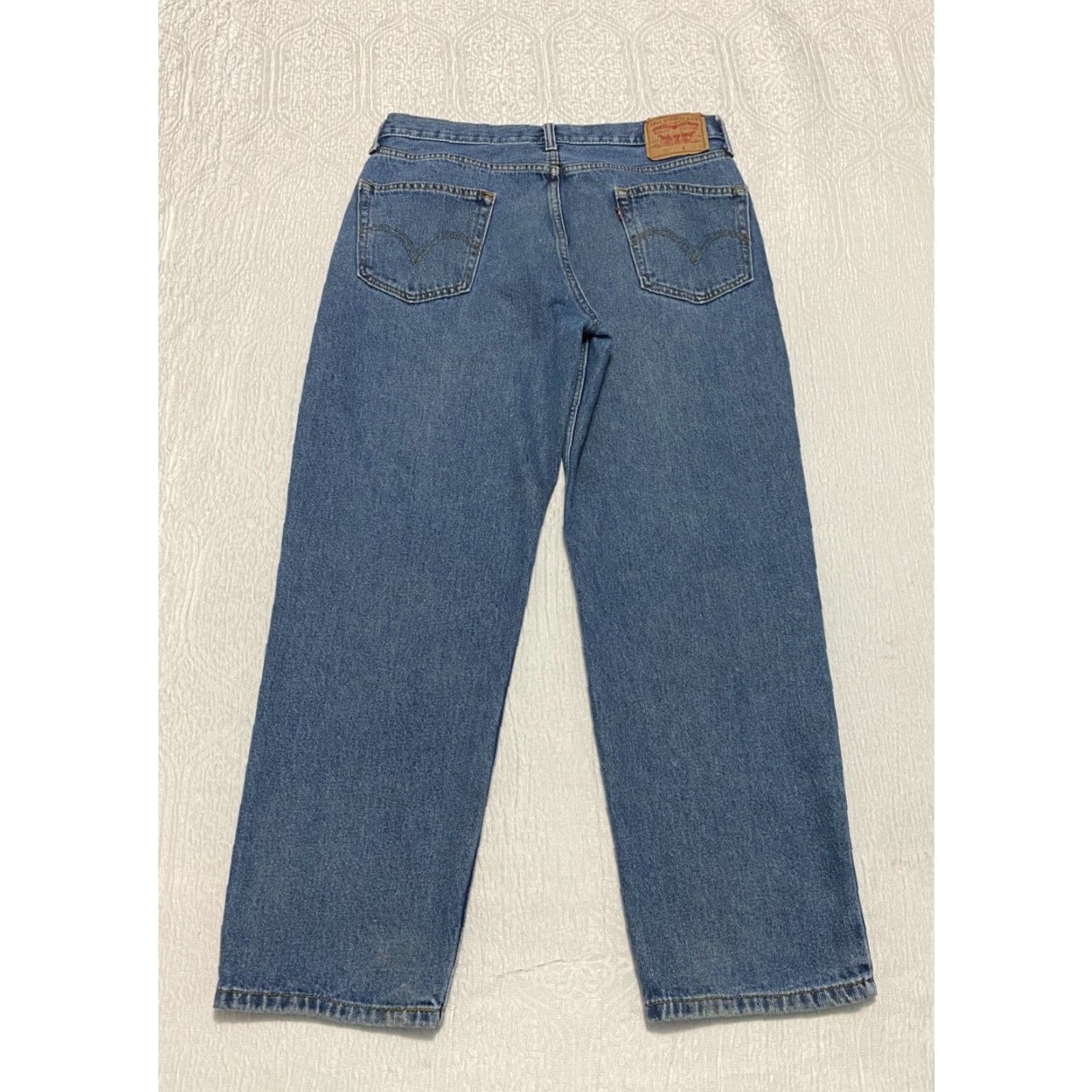 Levi's Levis 550 Relaxed Fit Jeans Mens Size 36×30 Blue Denim Size US 36 / EU 52 - 2 Thumbnail