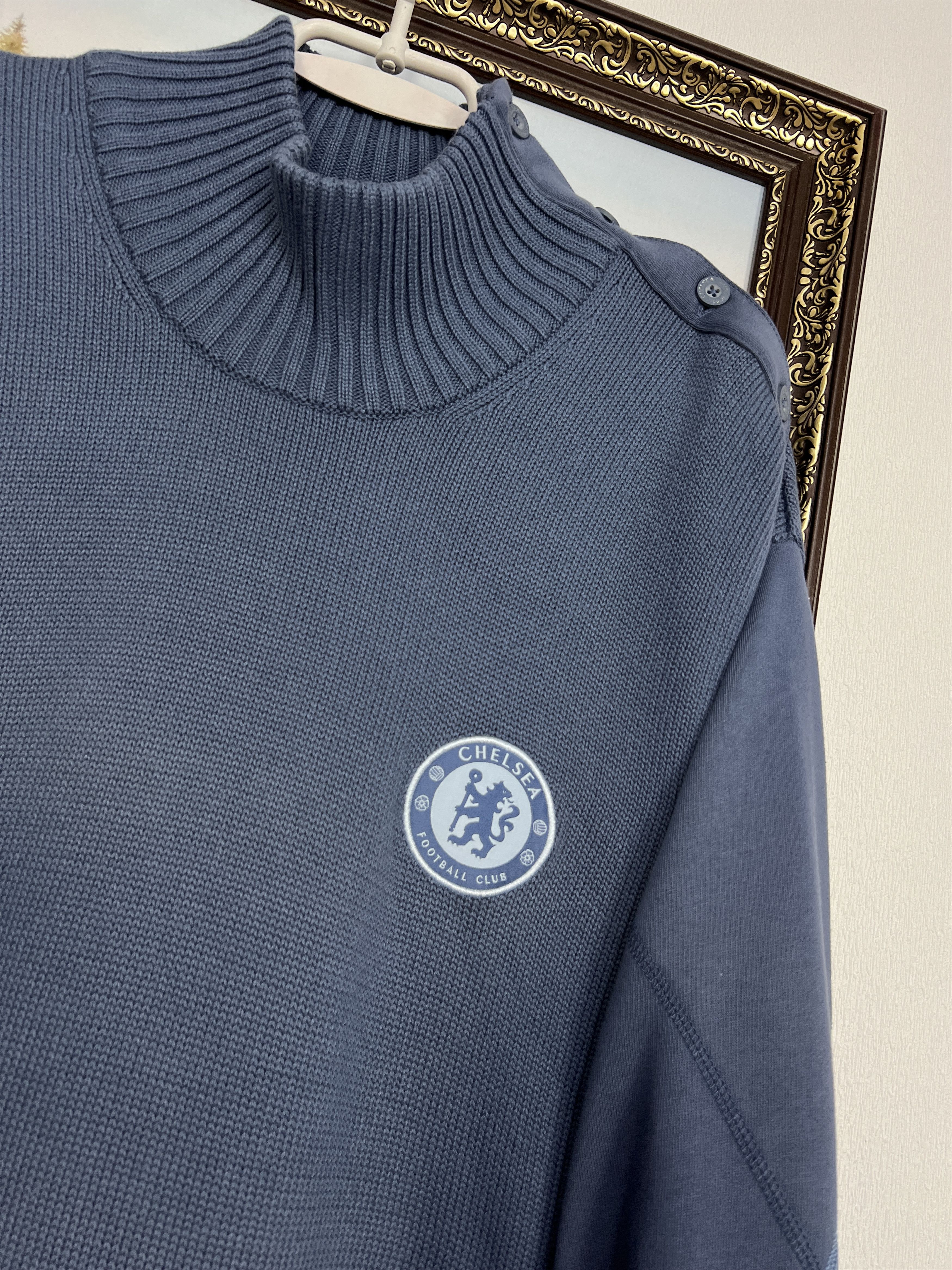 Adidas Vintage Chelsea Football Sweater Soccer Pullover Sweatshirt Size US XL / EU 56 / 4 - 3 Thumbnail