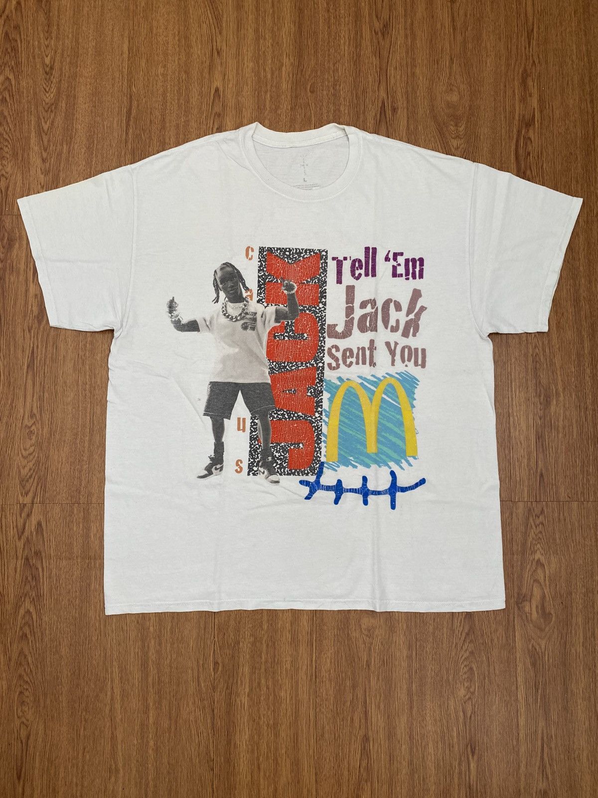 Travis Scott Travis scott x McDonalds t-shirt Size US L / EU 52-54 / 3 - 1 Thumbnail