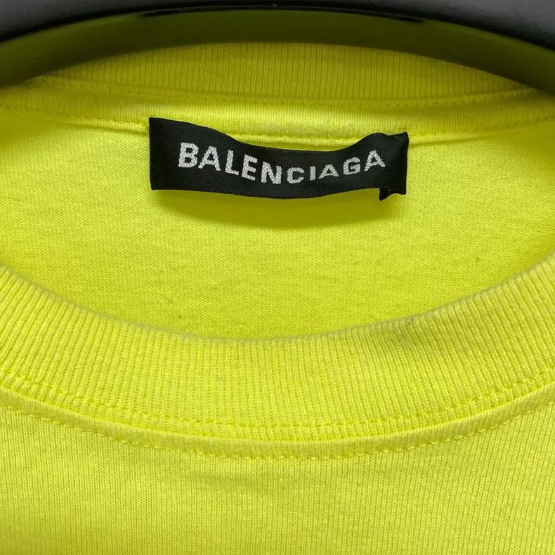 Balenciaga Balenciaga Neon Green Short Sleeve T-Shirt, Size S Size US S / EU 44-46 / 1 - 2 Thumbnail