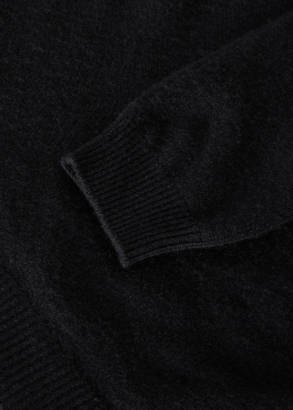 Loro Piana o1srvl11e0824 Queenstown Crewneck Sweater in Black Size M / US 6-8 / IT 42-44 - 7 Thumbnail