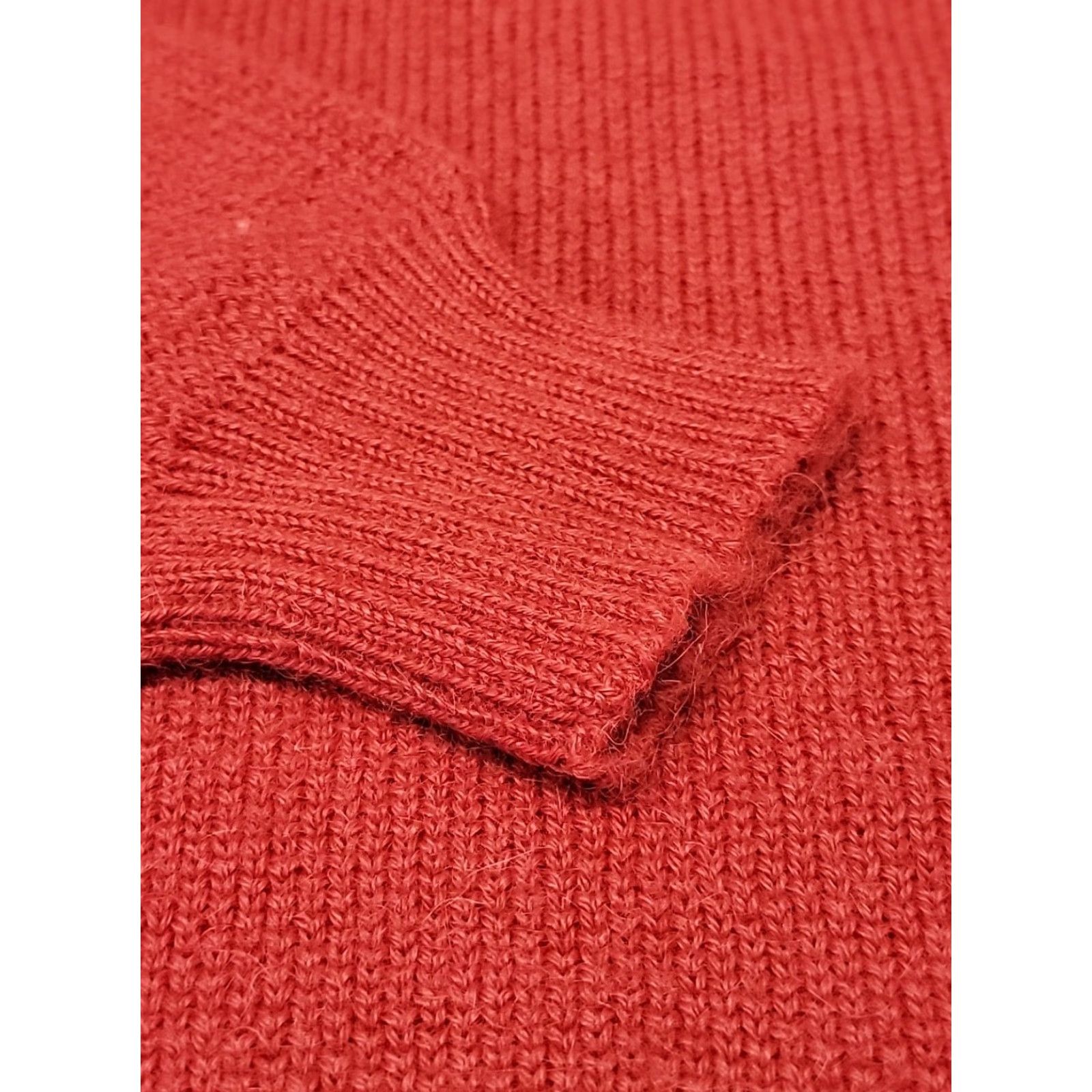 Vintage VINTAGE Peruvian Connection Sweater Shirt Women XL Red Alpaca Crew Neck Knit Pullover Long Sleeve Casual Travel Workwear 23 Chest 24 Length Size XL / US 12-14 / IT 48-50 - 4 Thumbnail