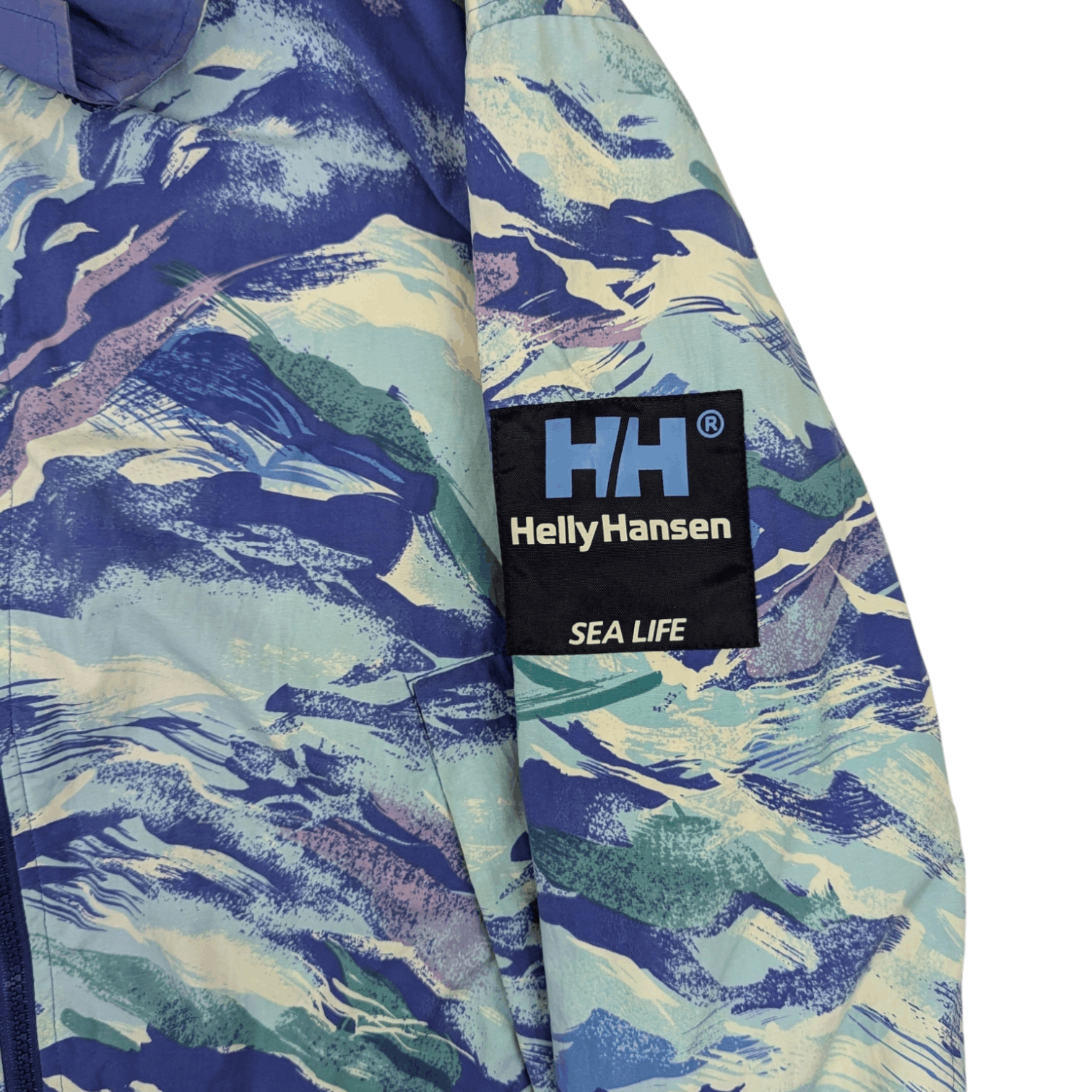 Helly Hansen × Vintage Vintage HELLY HANSEN Monogram Full Print Windbreaker Jacket Size US M / EU 48-50 / 2 - 8 Thumbnail