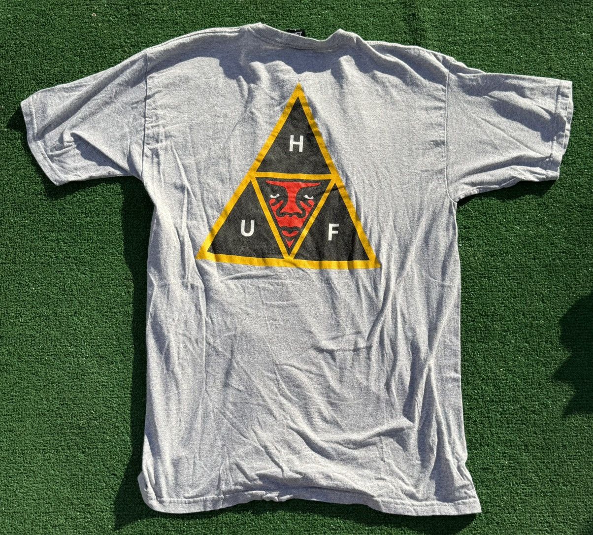 Huf Huf Triangle Logo T-Shirt | Grailed