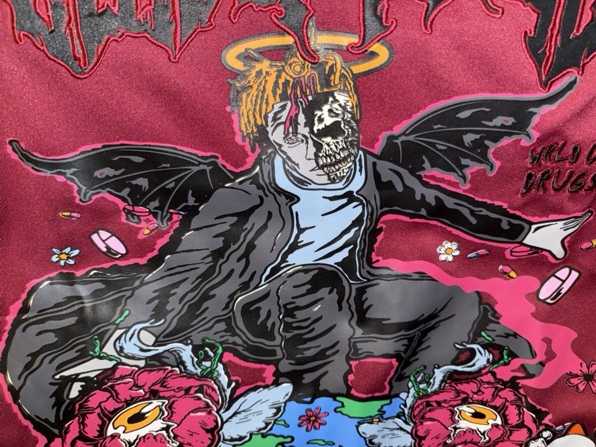 Rap Tees Brand X “Juice Wrld 999” basketball jersey maroon NEW w/tags Size US M / EU 48-50 / 2 - 13 Thumbnail