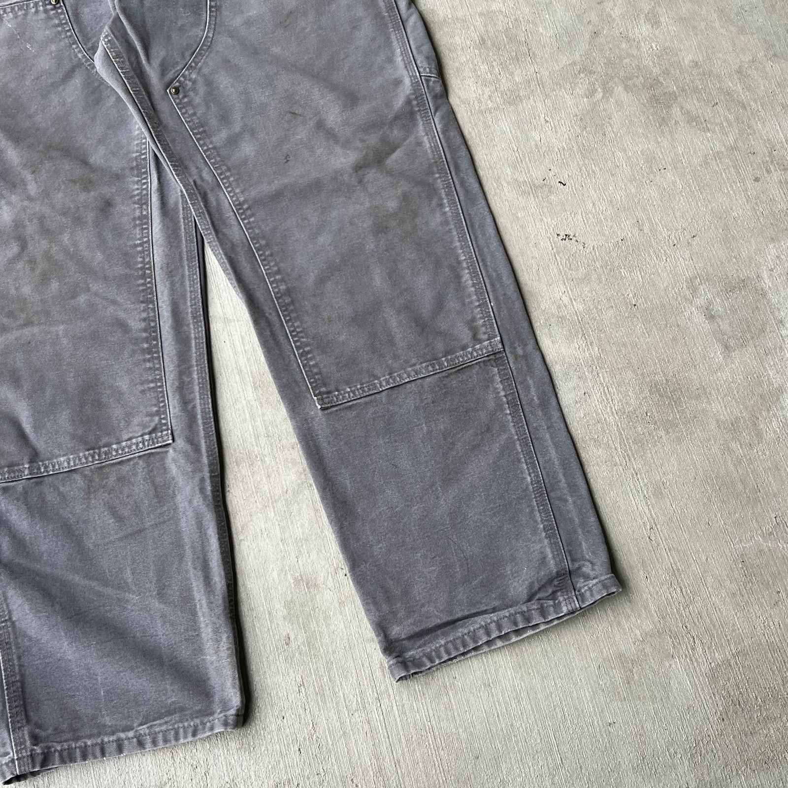 Carhartt × Vintage Carhartt gray double knee work wear carpenter pants Size US 34 / EU 50 - 7 Thumbnail