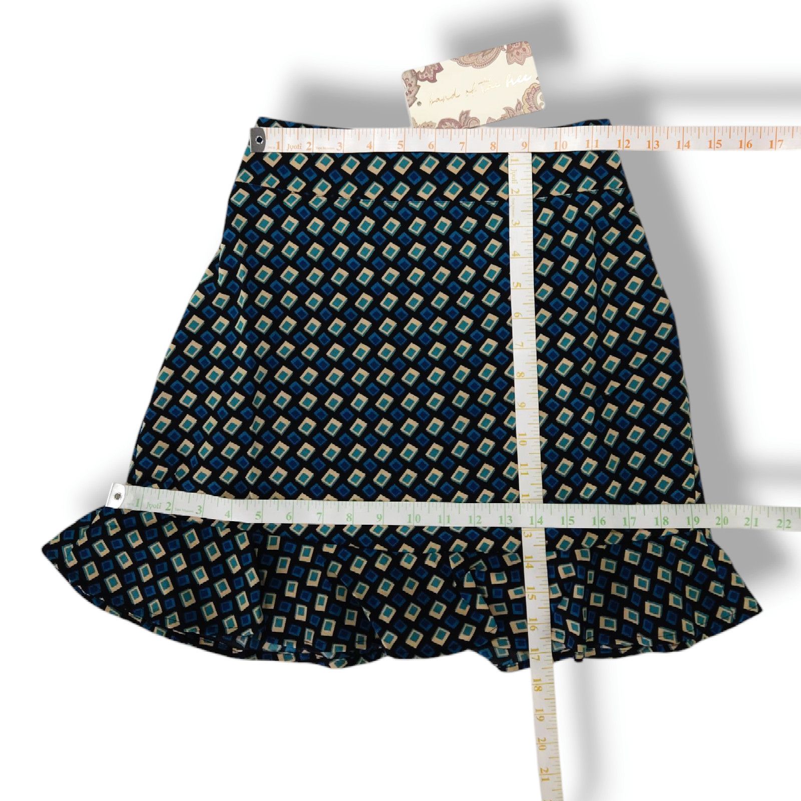 Other Preppy Diamond Mini Skirt Ruffle Hem XS NWT Band of the Free Size 25" / US 0 / IT 36 - 9 Thumbnail