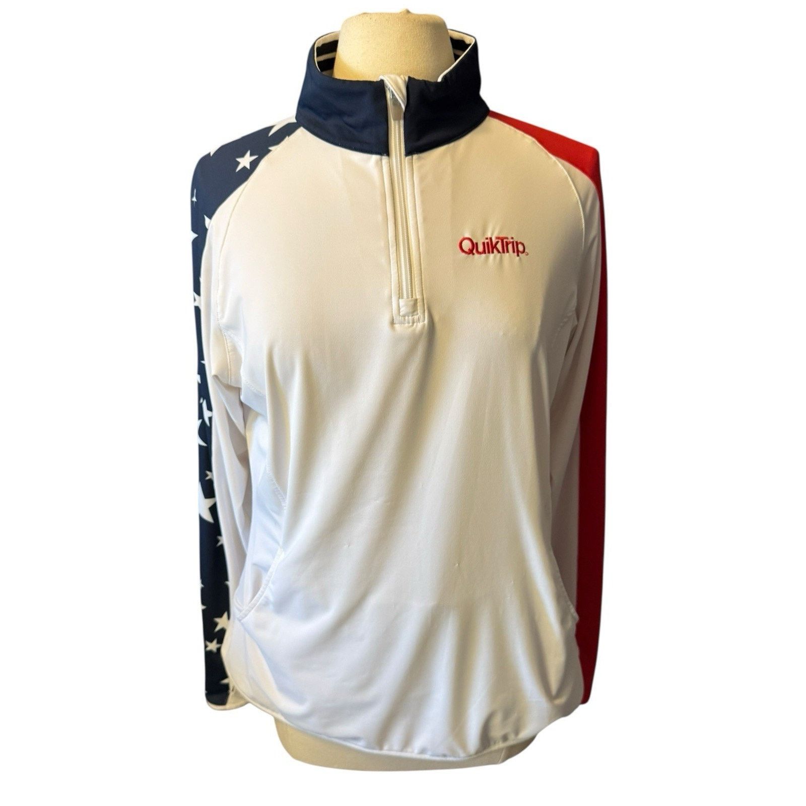 Other Folds of Honor Freedom Isn’t Free Women’s Quarter Zip Size XL / US 12-14 / IT 48-50 - 2 Thumbnail