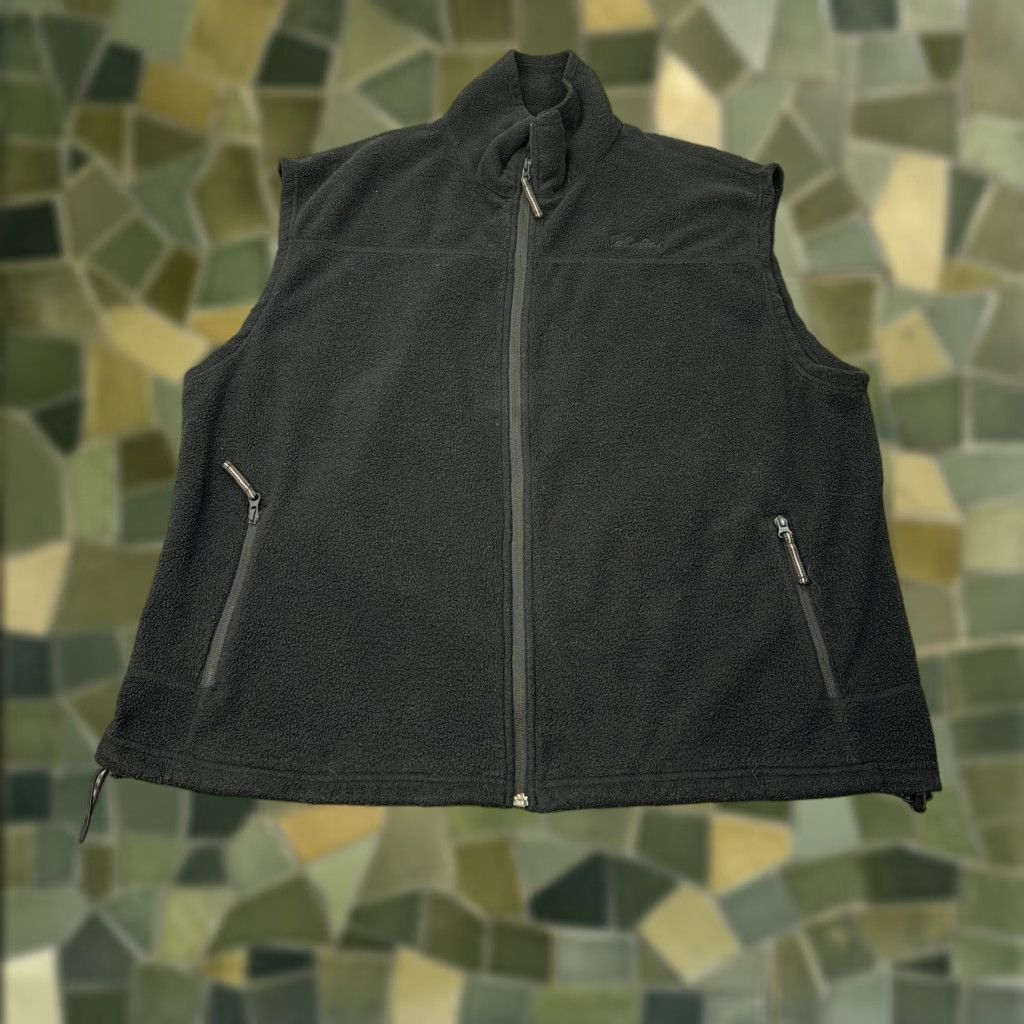 Vintage Cabela's Vest Mens 2XLT Black Fleece Full Zip Outdoor Hiking Tall Pockets Size US XXL / EU 58 / 5 - 1 Thumbnail