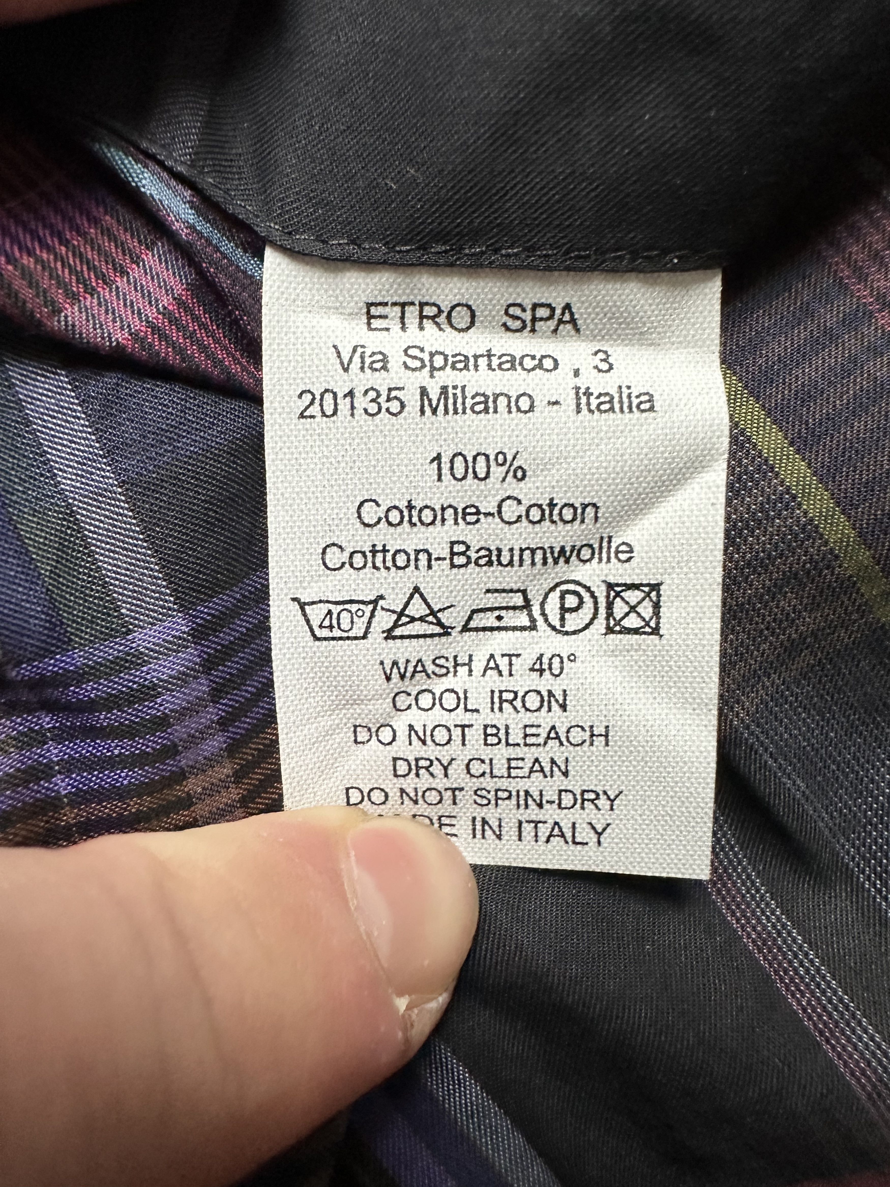 Etro Etro shirt 42 Size US M / EU 48-50 / 2 - 5 Thumbnail