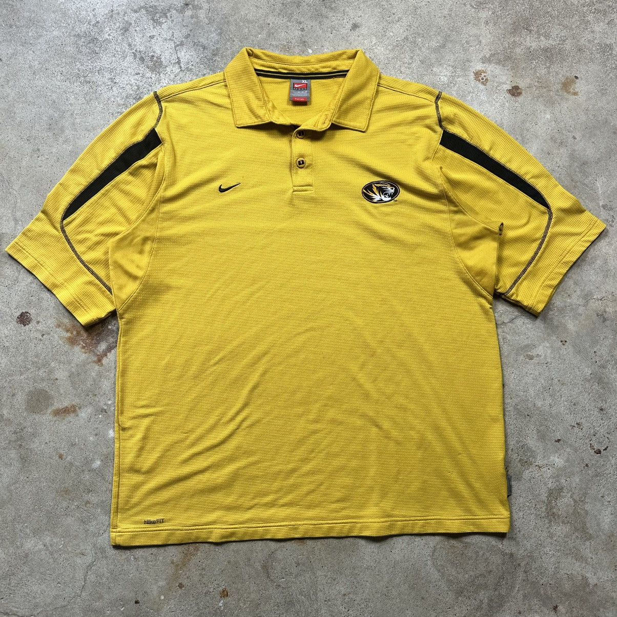 Nike Vintage Y2K Nike Team U of Missouri Mizzou Tigers Polo Shirt Size US XL / EU 56 / 4 - 1 Thumbnail