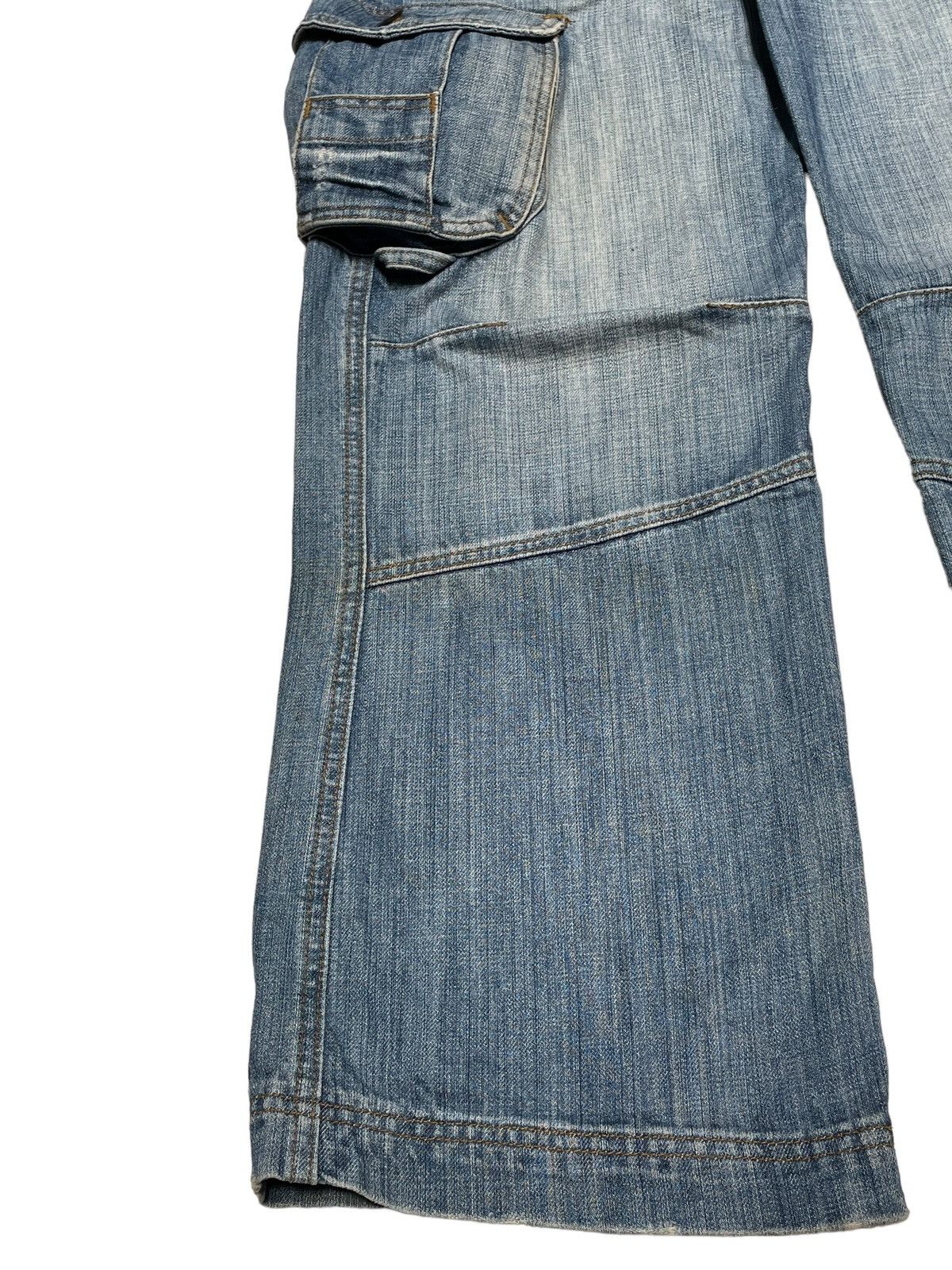 If Six Was Nine × Japanese Brand Rare Design Vintage Brand Chancer Tactical Baggy Jeans 2000s Size US 32 / EU 48 - 7 Thumbnail