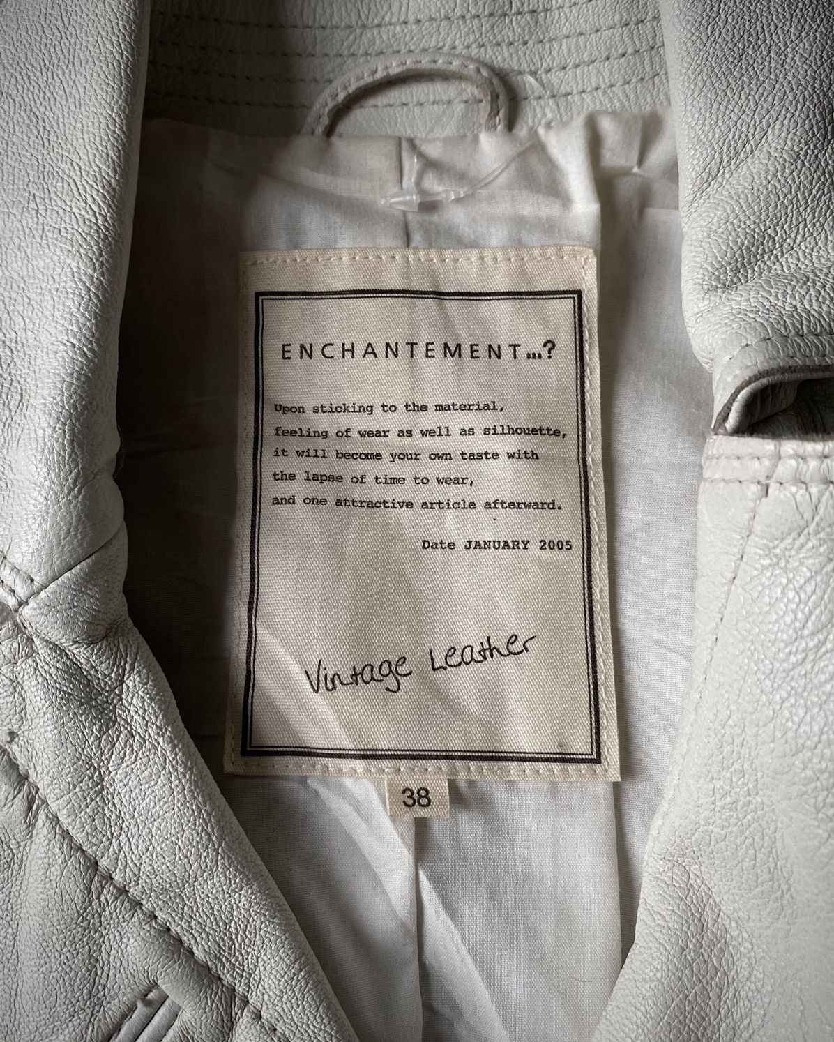 Enchantment Enchantement? Leather Blazer Size US S / EU 44-46 / 1 - 6 Thumbnail
