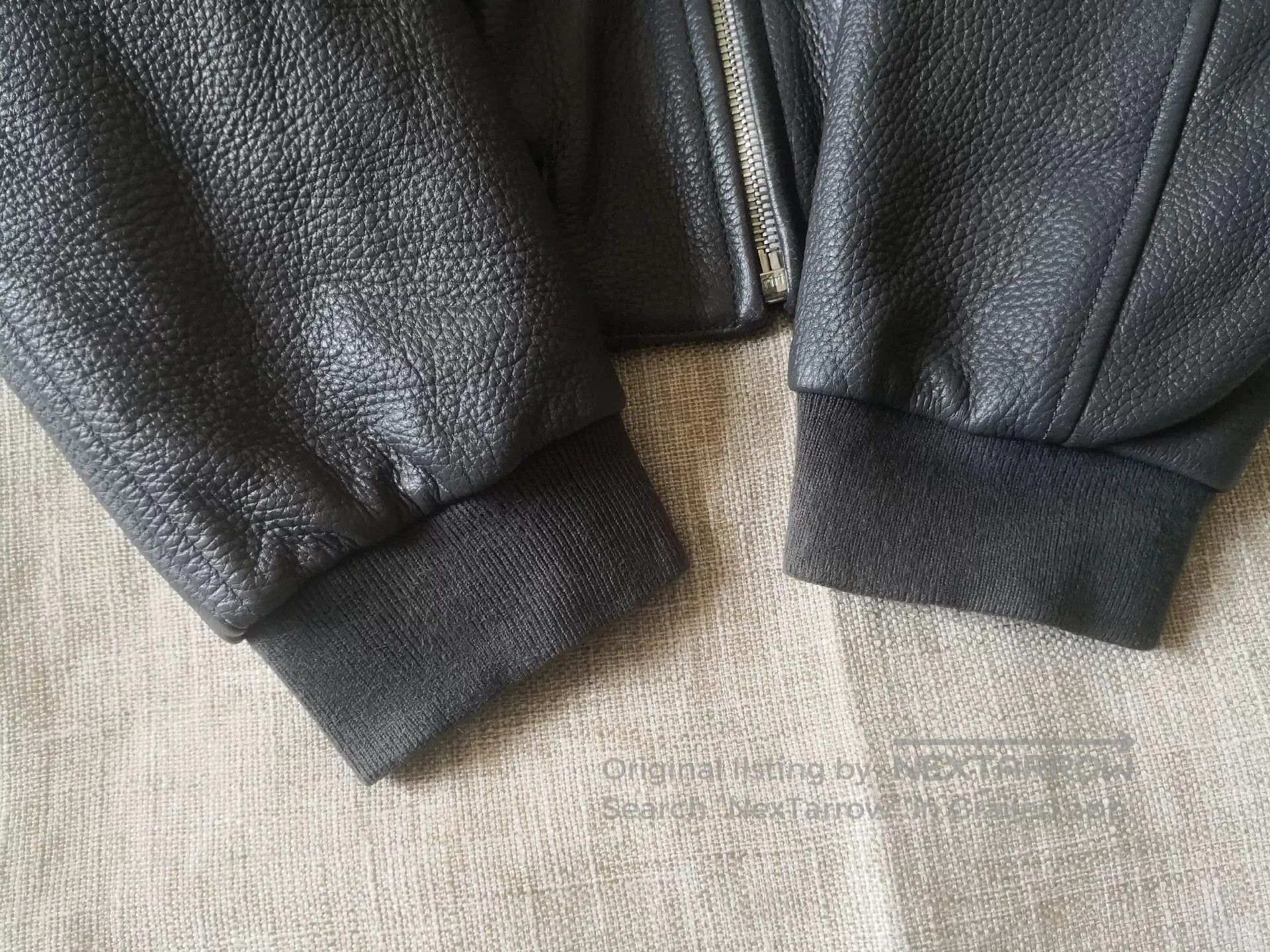 Thom Browne Thom Browne Leather Pilot Jacket. Size US M / EU 48-50 / 2 - 9 Thumbnail