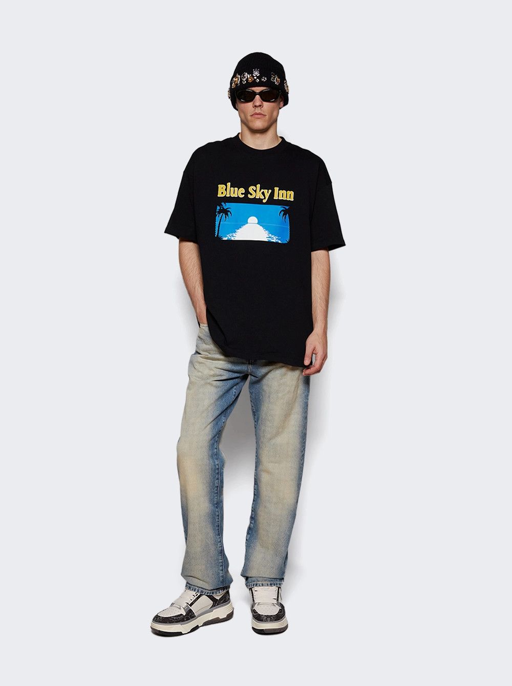 Amiri o1s1wg110925 Denim Bandana MA-1 Sneakers in Multicolor Size US 12 / EU 45 - 3 Thumbnail