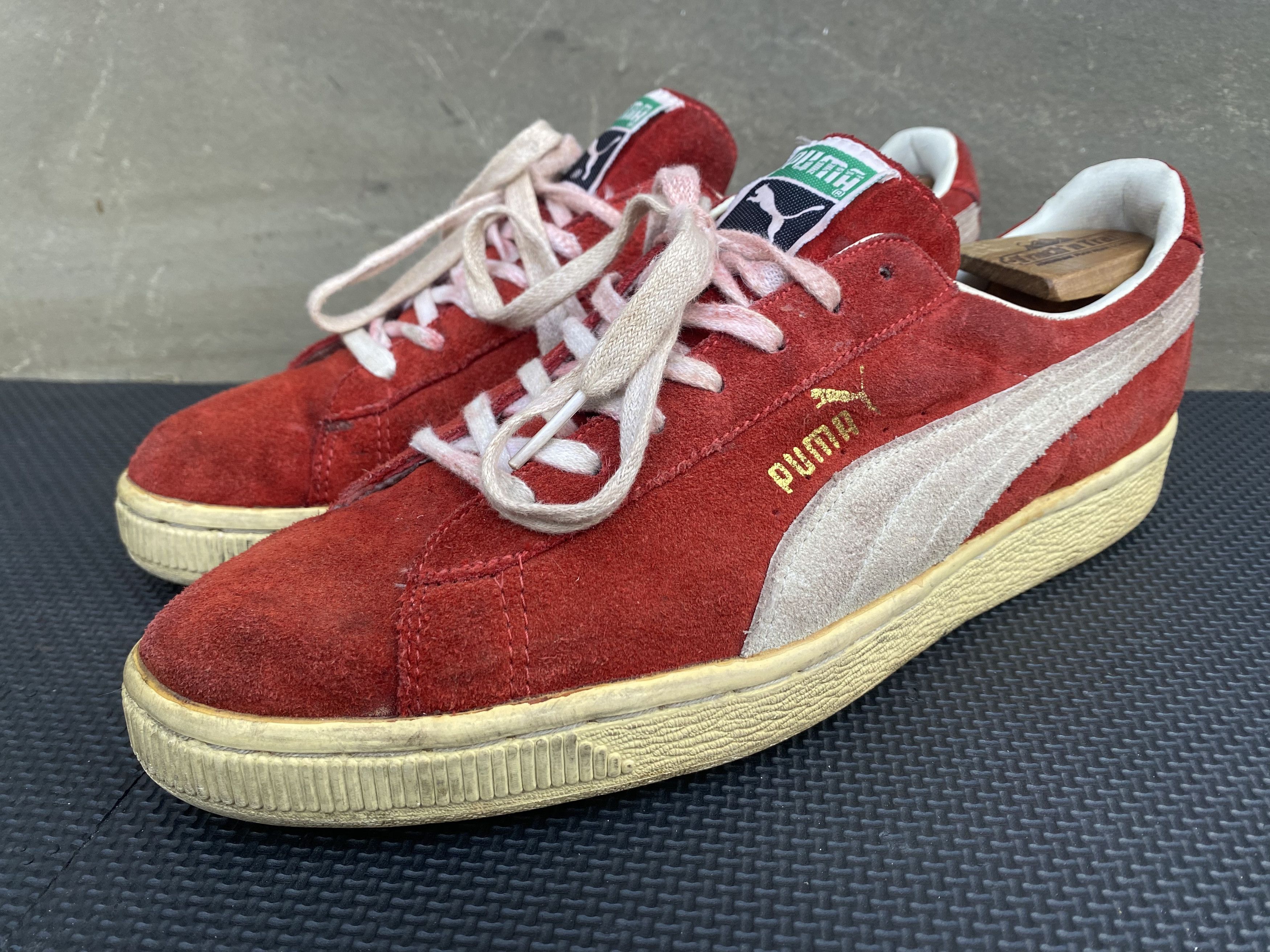 Vintage Puma Suede Red Vintage Low top Rere 1994