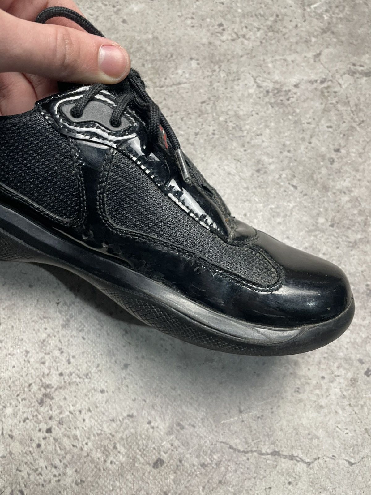 Prada Vintage Prada Americas Cup Rare Black sneakers shoes EU37 Size US 7 / IT 37 - 10 Thumbnail