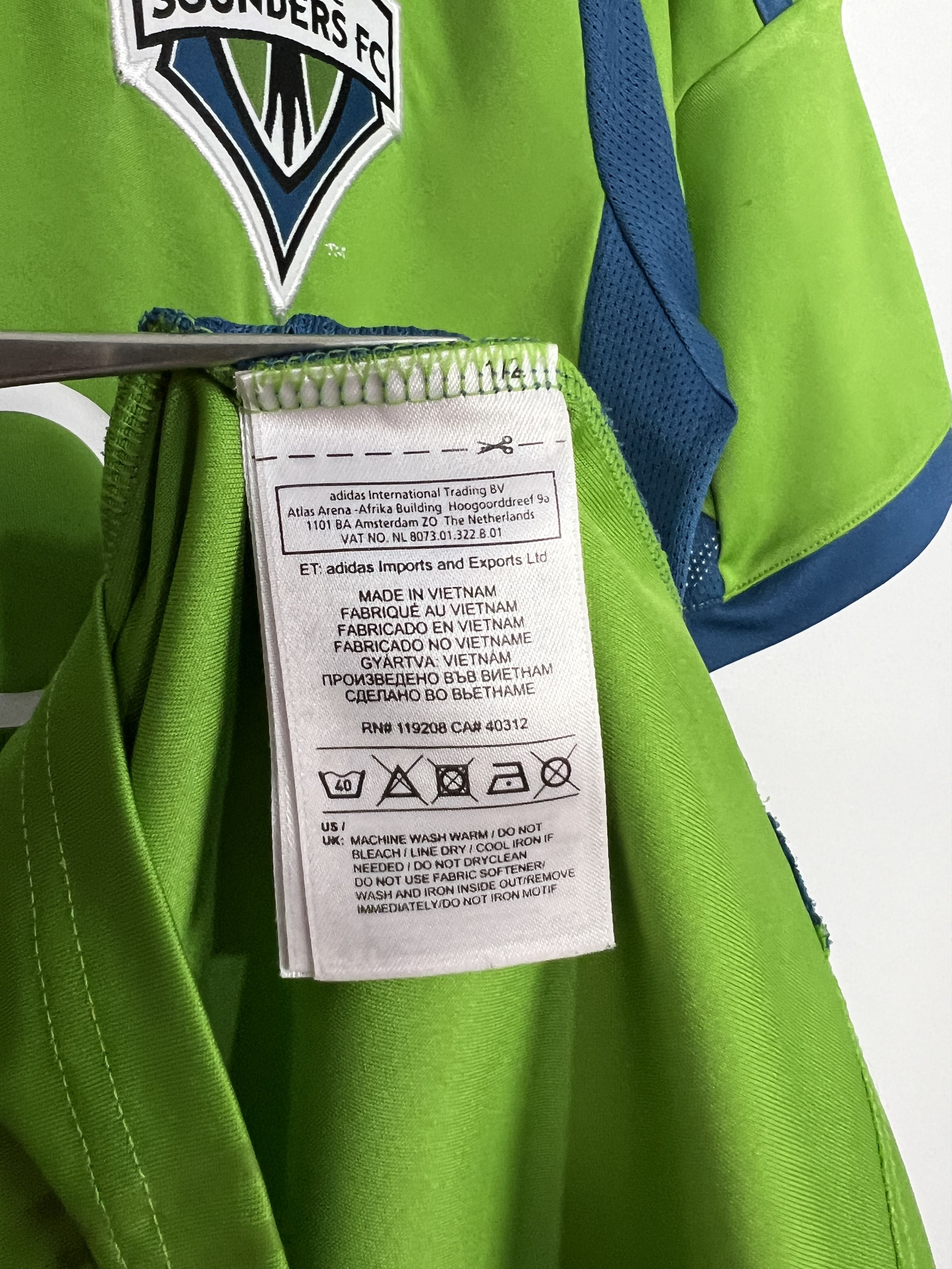 Adidas Seattle Sounders Home football shirt Soccer Jersey Trikot Size US S / EU 44-46 / 1 - 8 Thumbnail