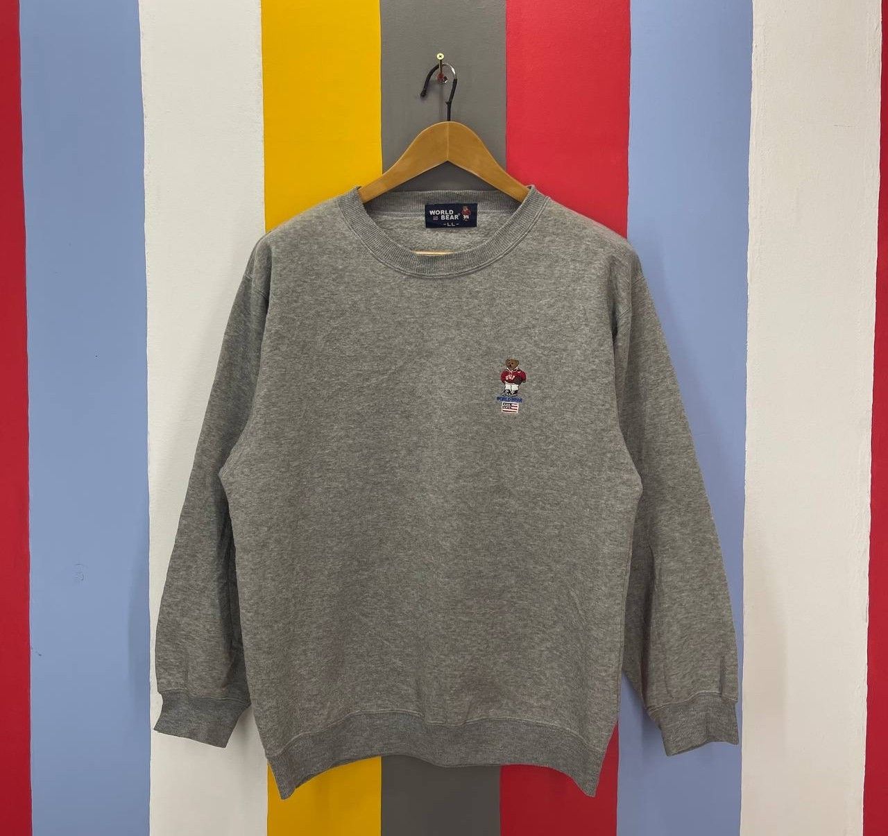 Other WORLD BEAR Crew Neck Sweatshirt #2643/26 Size US L / EU 52-54 / 3 - 1 Thumbnail