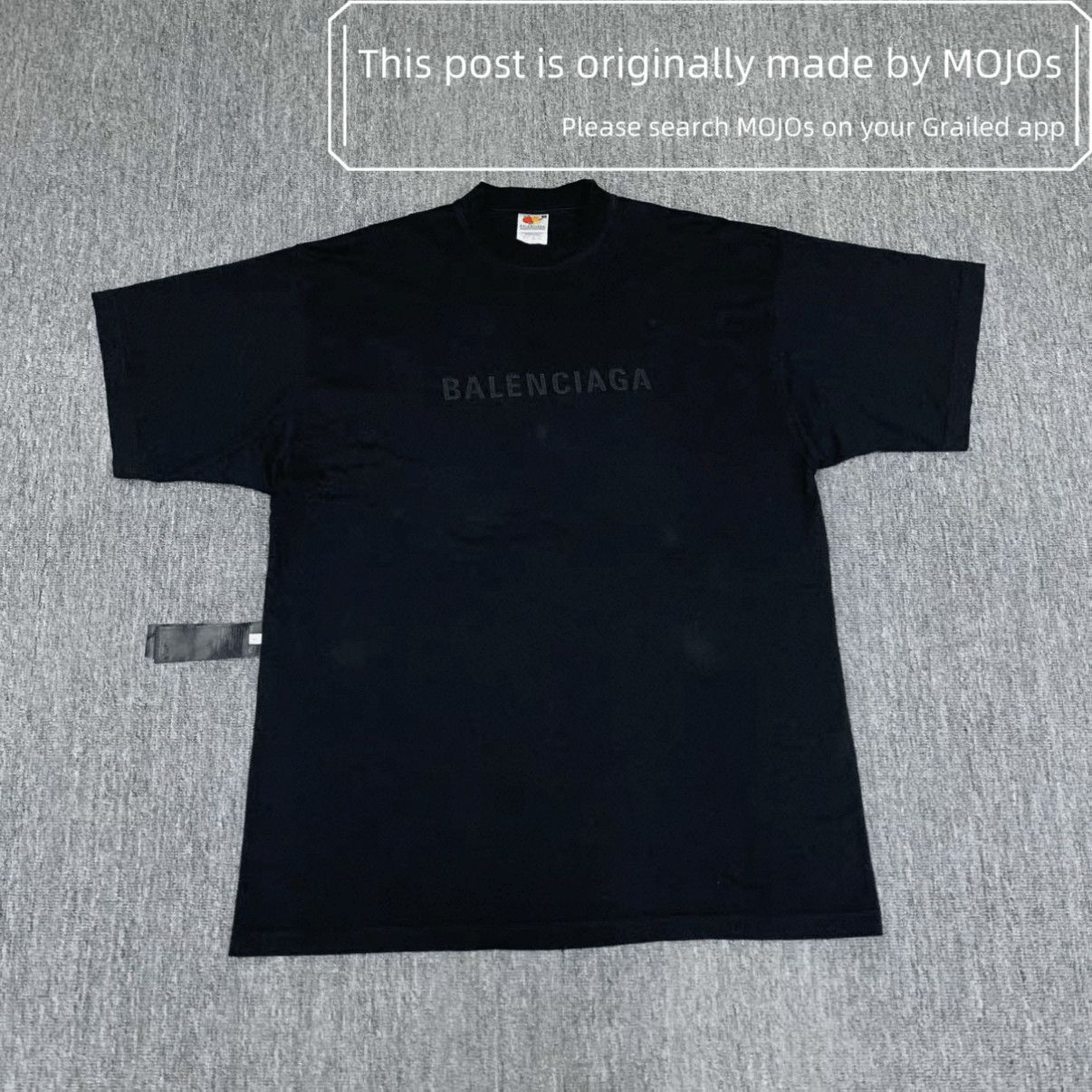 Balenciaga Balenciaga Inside Out Logo Tee mojos1420 Size US L / EU 52-54 / 3 - 1 Thumbnail