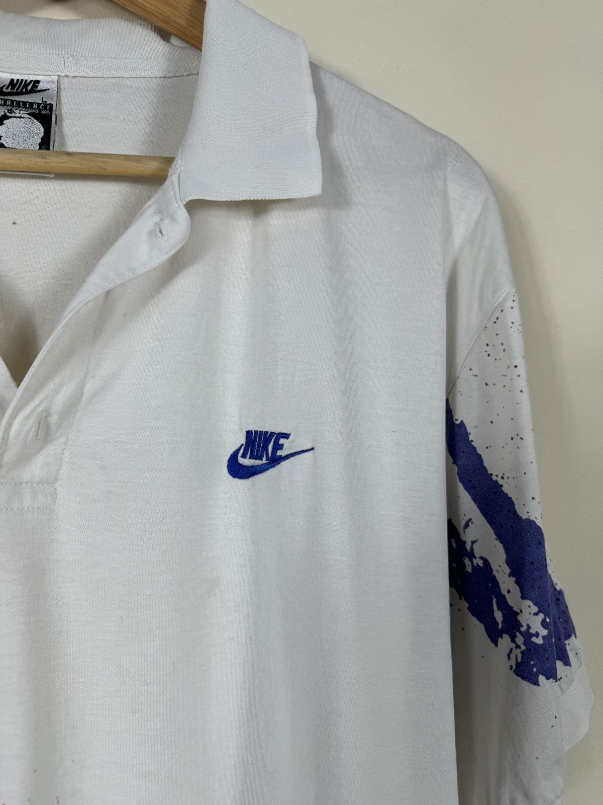 Nike VINTAGE NIKE CHALLENGE COURT 90’S MENS MAN SHIRT JERSEY Size US L / EU 52-54 / 3 - 3 Thumbnail