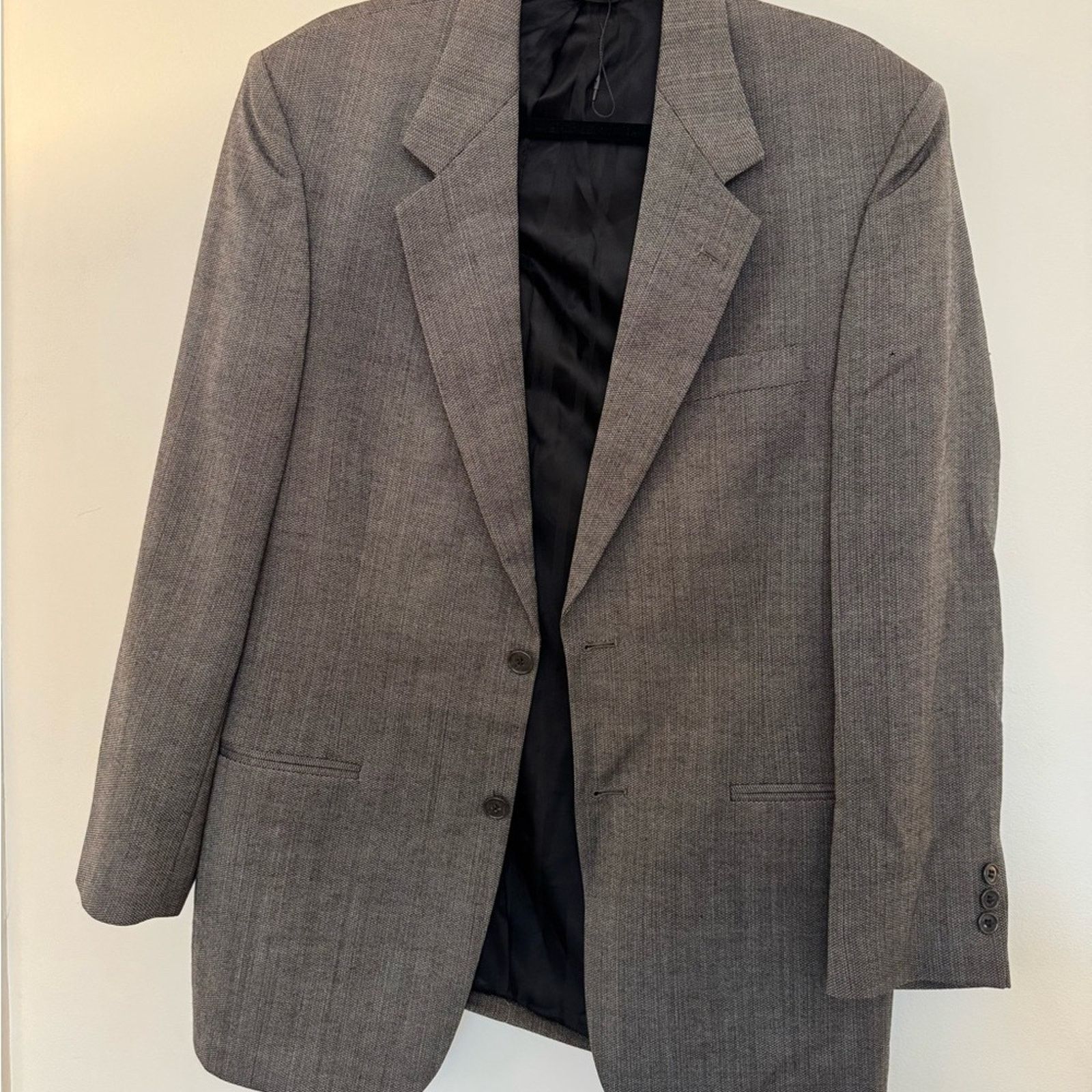 Pierre Cardin Pierre Cardin Charcoal Blazer Size 44R - 5 Thumbnail