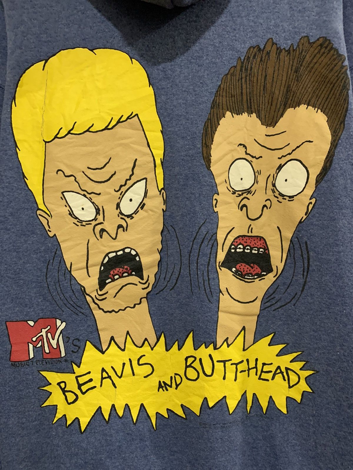 Mtv Rare Vintage 1993 Beavis and Butthead 90’s Hoodie Size US L / EU 52-54 / 3 - 4 Thumbnail