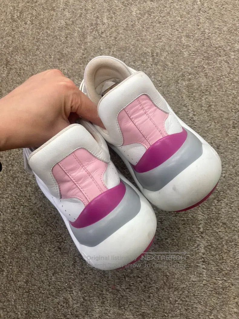Louis Vuitton Louis Vuitton White Leather Velcro Dad Shoes Size US 6.5 / IT 36.5 - 4 Thumbnail