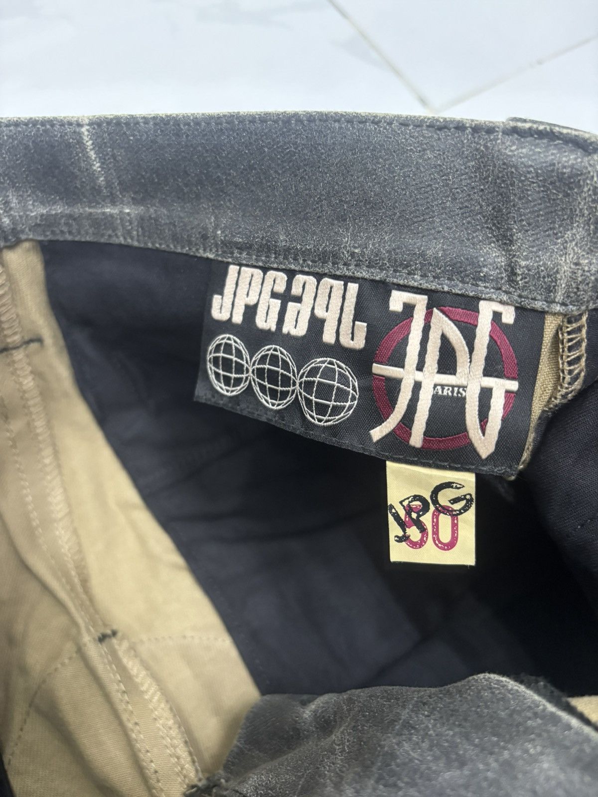 Gaultier Homme Objet × Jean Paul Gaultier × Vintage Iconic Jean Paul Gaultier Wax Tactical Multi Pocket Jeans Size US 32 / EU 48 - 12 Thumbnail