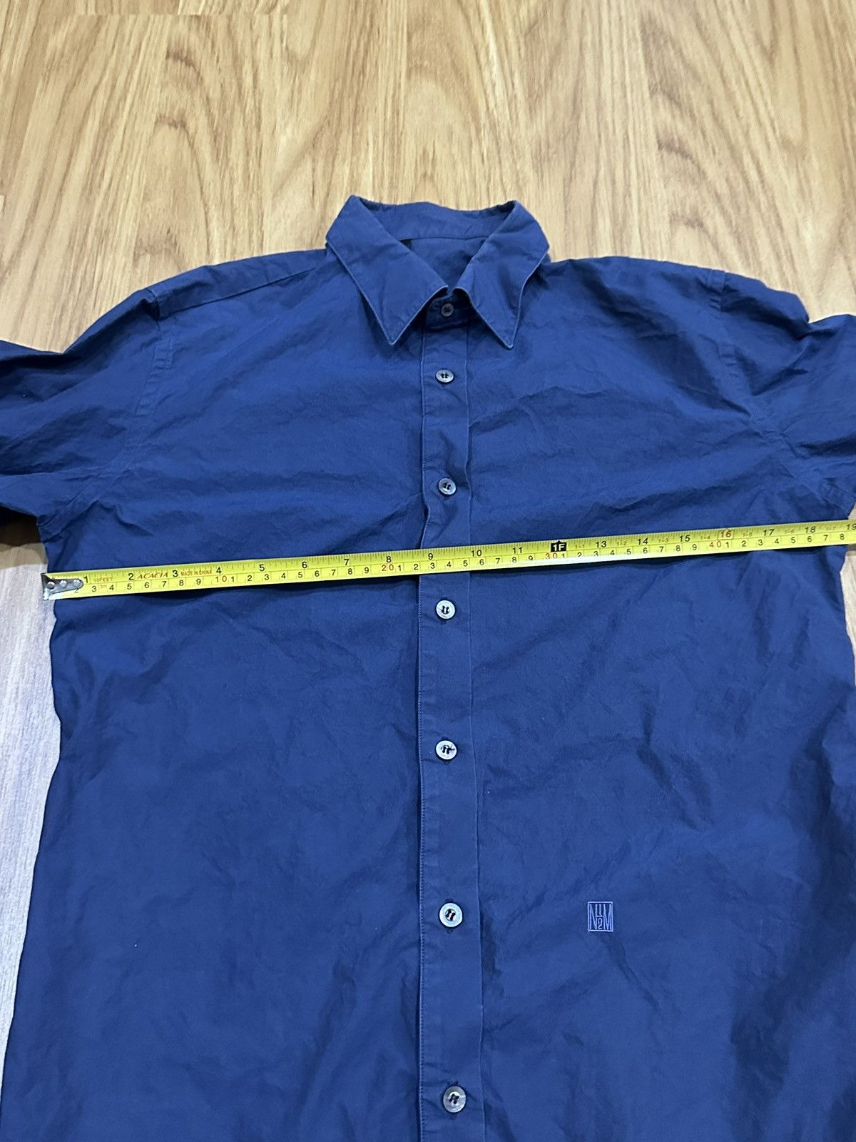 N.Hoolywood N.Hoolywood x Mister Hollywood Heavy Cotton Blue Shirt Size US S / EU 44-46 / 1 - 12 Thumbnail