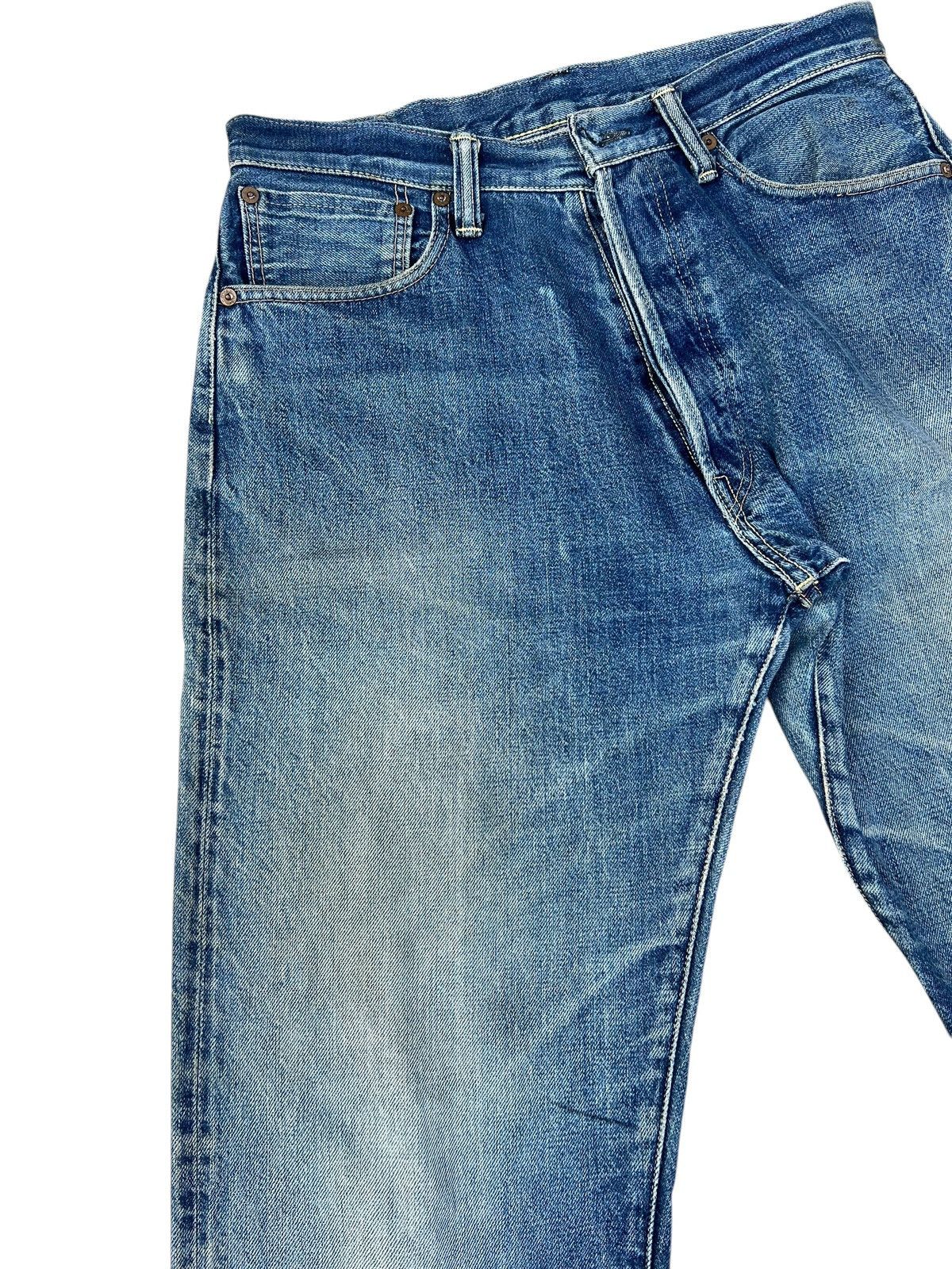 Full Count & Co. Vintage OVER RAIL & Co Japan Dirty Mud Denim Selvedge Jeans Size US 31 - 6 Thumbnail