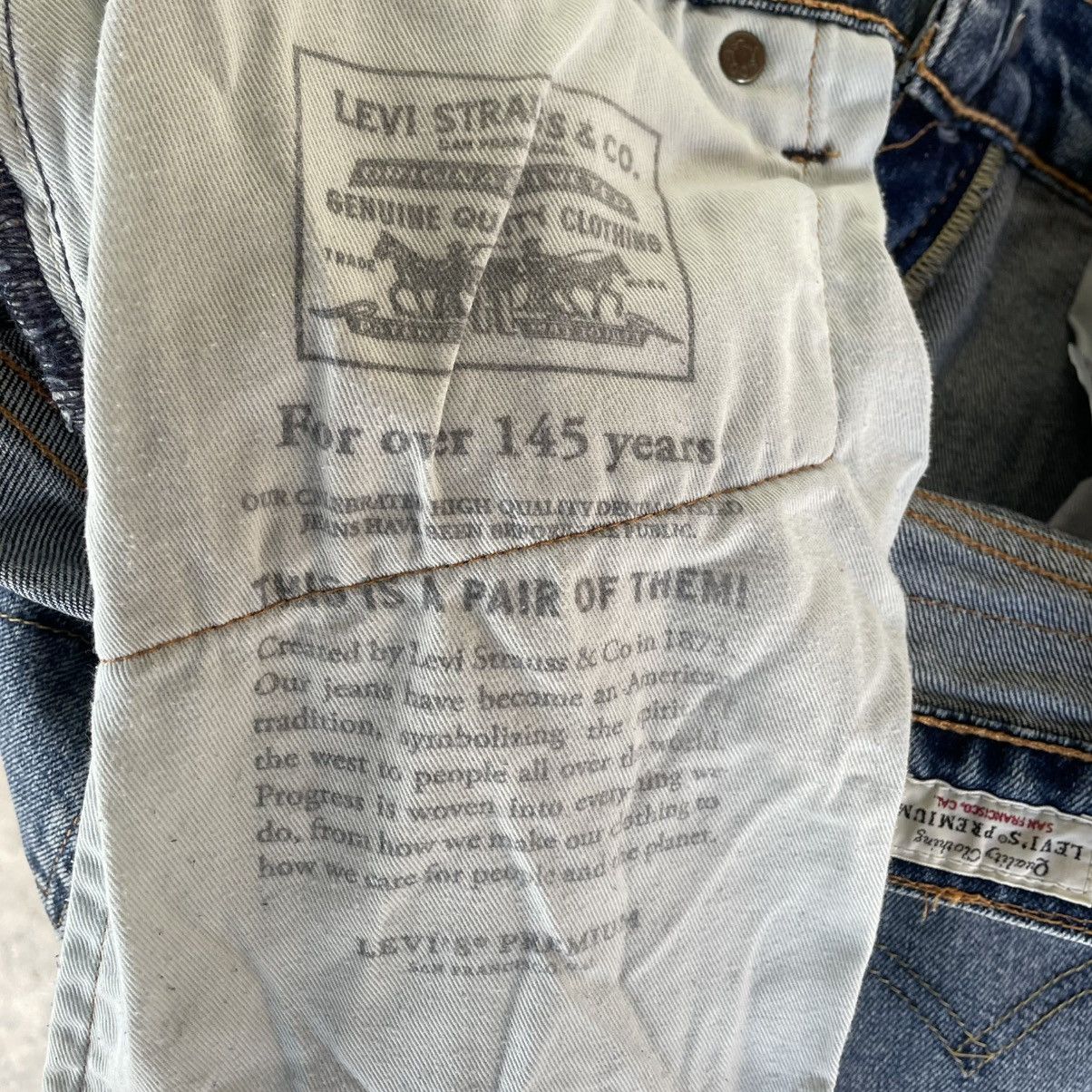 Levi's Vintage Clothing 🔥Vintage Levis 502 Big E Stoned Washed Ripped Distress Jeans Size US 31 - 16 Thumbnail