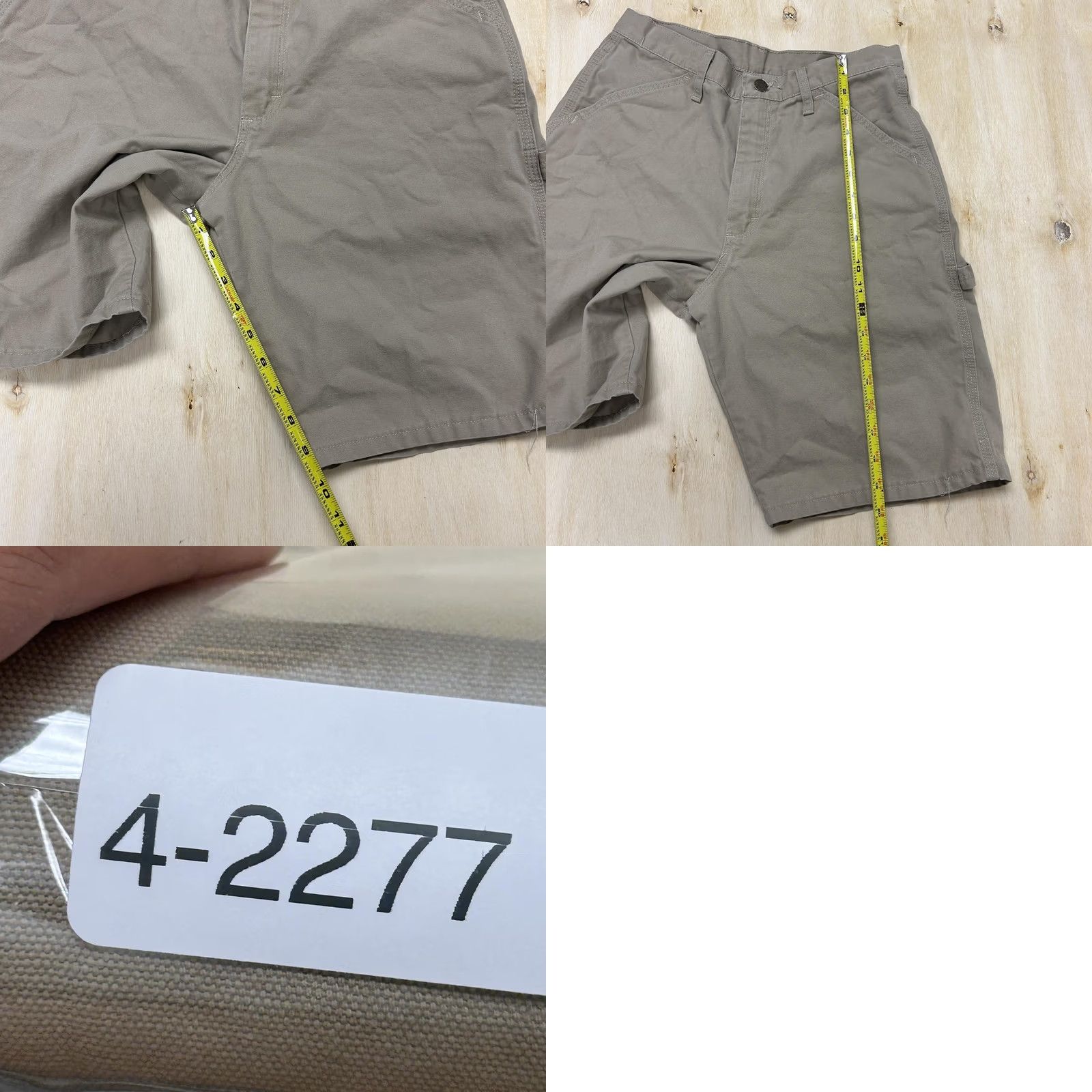 Wrangler Wrangler Cargo Shorts Mens 30 Beige Cotton Canvas Carpenter Relaxed Workwear Size US 30 / EU 46 - 8 Thumbnail