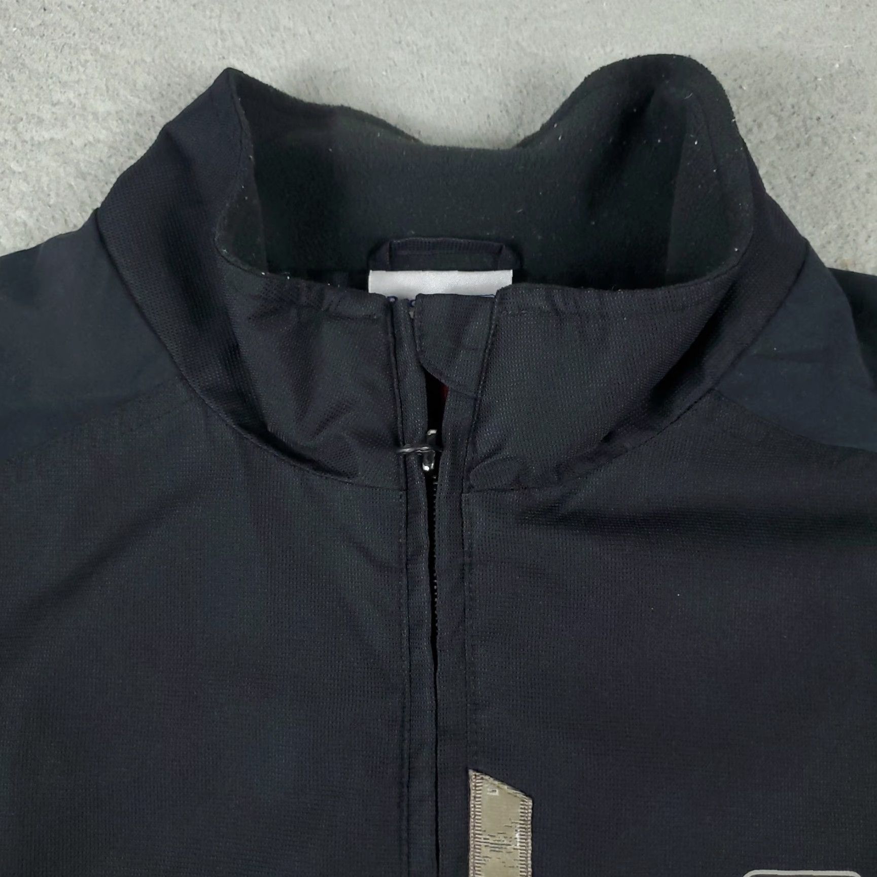 Reebok VINTAGE Reebok Jacket Mens Medium Black Full Zip Up Windbreaker Jacket Size US M / EU 48-50 / 2 - 3 Thumbnail