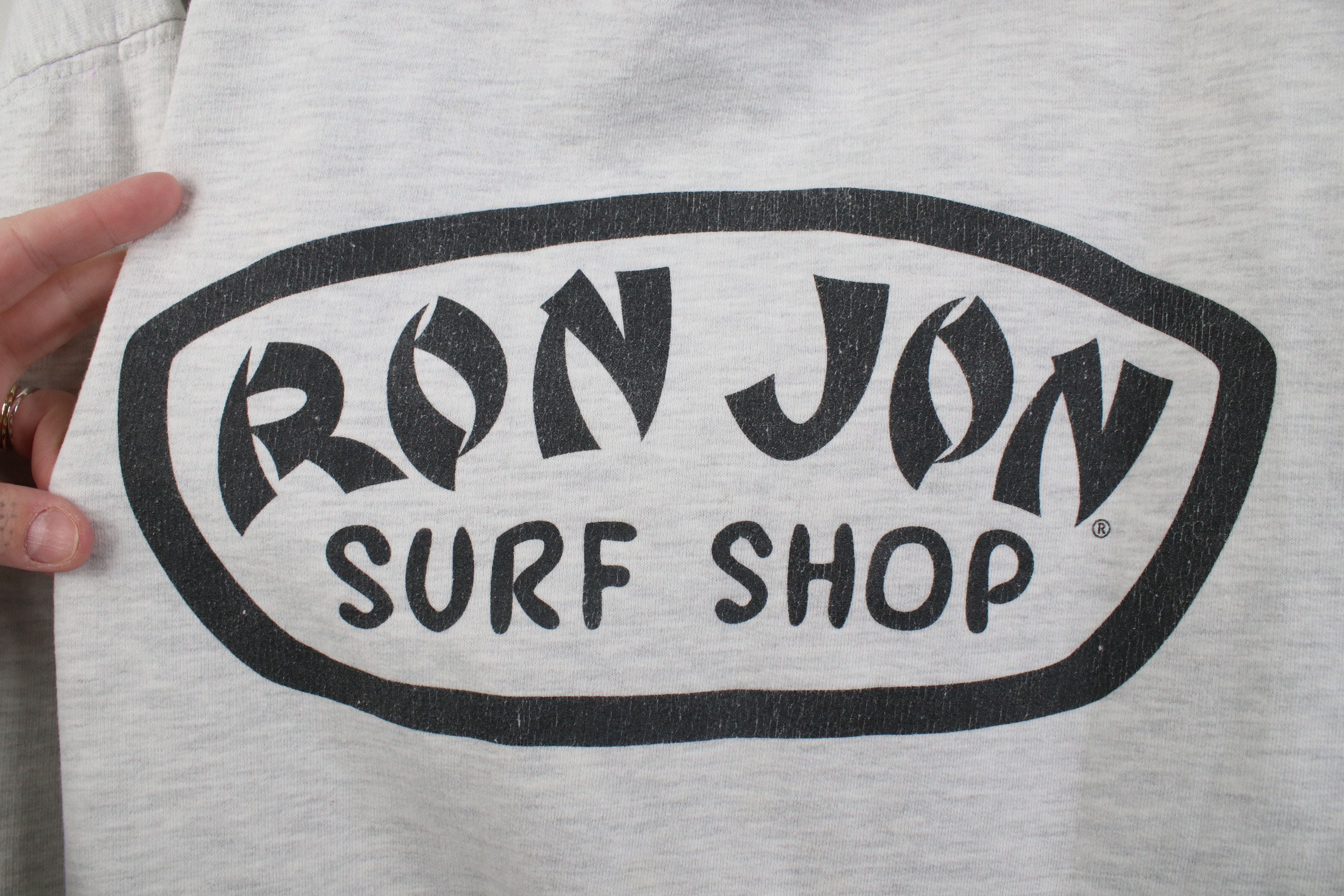 Vintage Vintage Y2K Ron Jon Surf Shop Big Logo Hoodie Sweatshirt Size US L / EU 52-54 / 3 - 4 Thumbnail