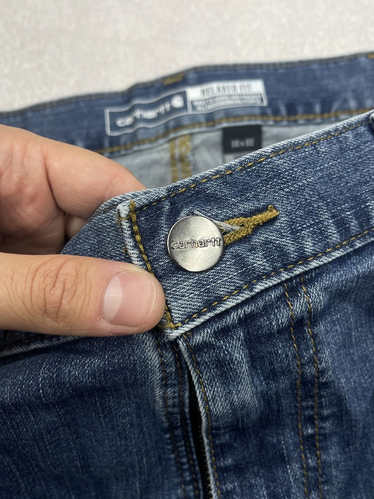 Carhartt Vintage Carhartt WIP Rugged Flex Relaxed Fit Denim Jeans Size US 36 / EU 52 - 9 Thumbnail