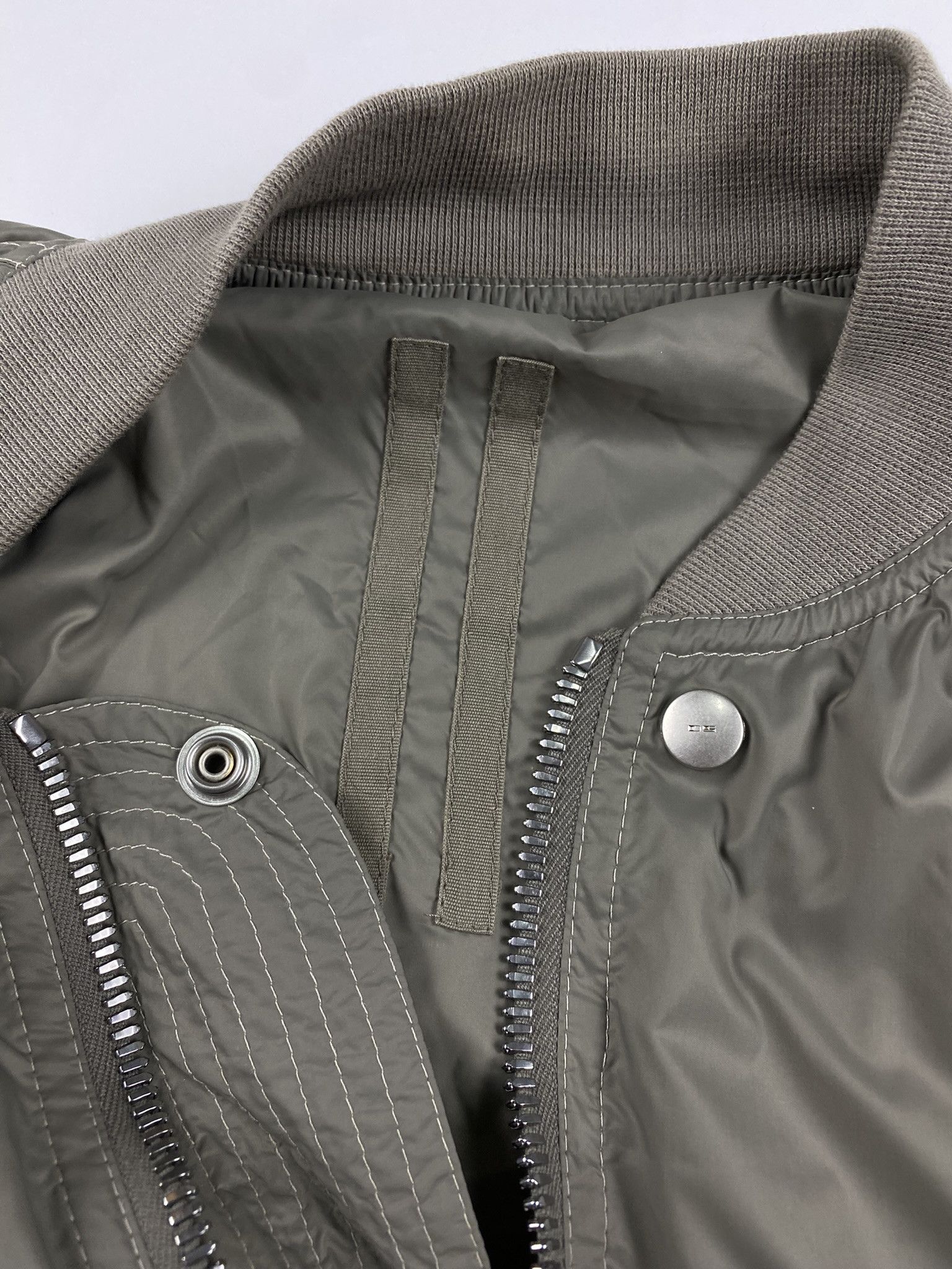 Rick Owens Drkshdw DRKSHDW Top snap Nylon Bomber Size US S / EU 44-46 / 1 - 3 Thumbnail
