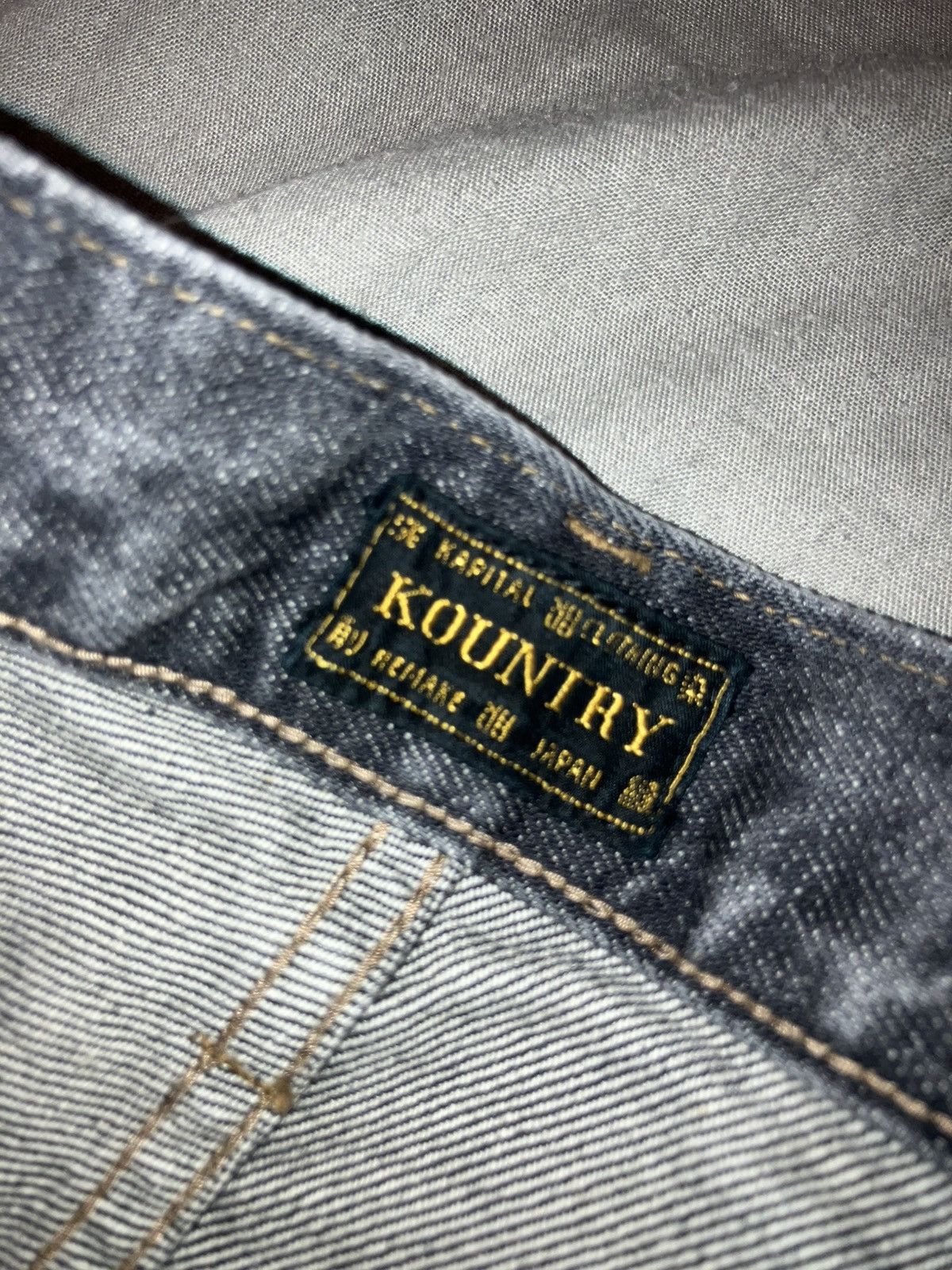 Kapital Kapital 14oz Denim 5P Bone Shorts 32 Size US 32 / EU 48 - 4 Thumbnail