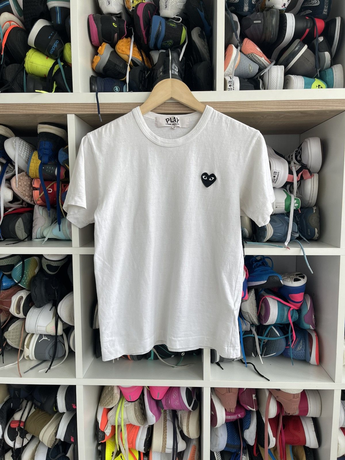 Comme des Garcons Short Sleeve White CDG 1986 ete logo print