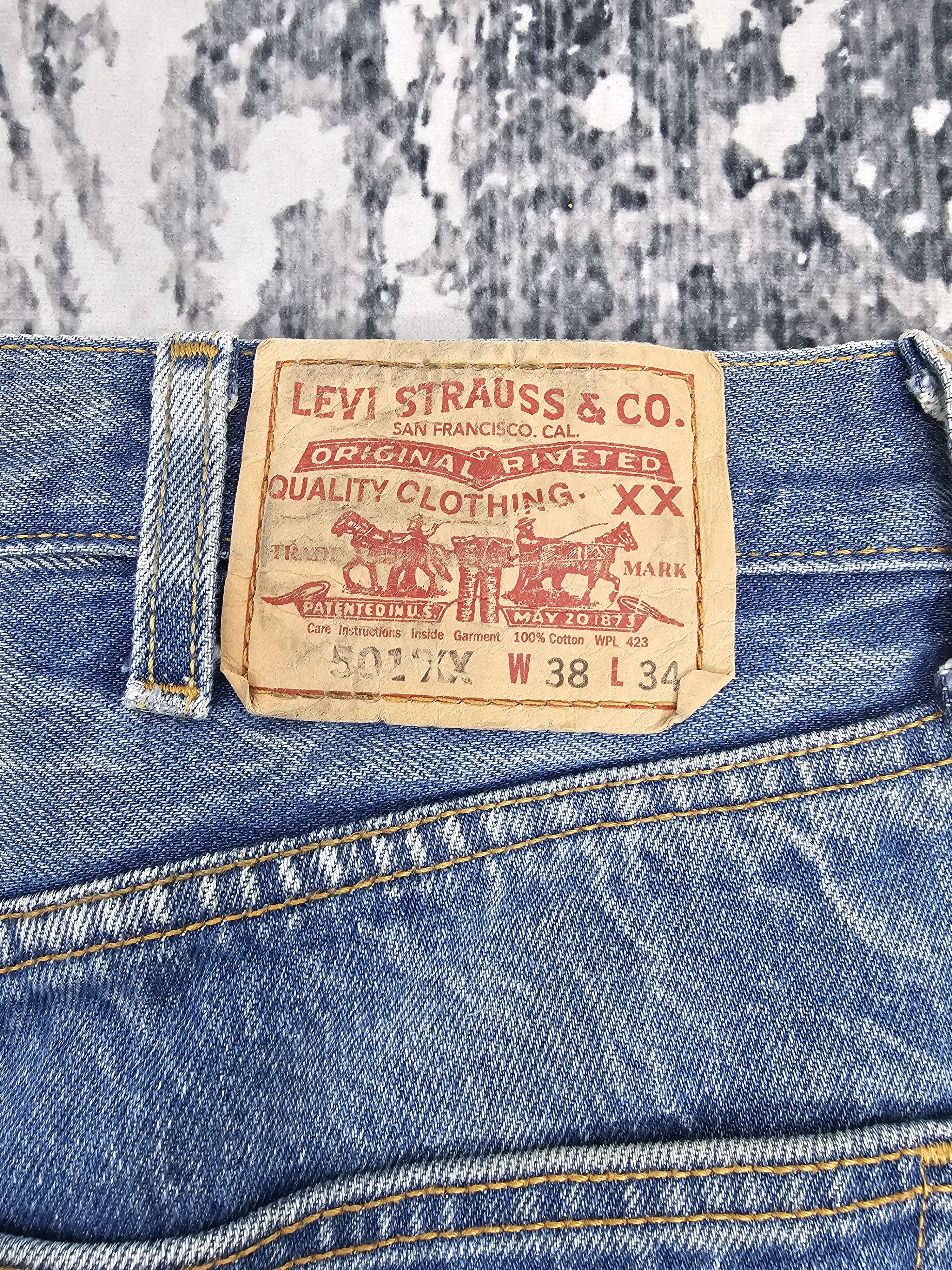 Levi's Vintage Clothing Vintage LEVIS 501 XX Stone Wash Blue Jeans L0455 Size 37X32 Size US 37 - 11 Thumbnail