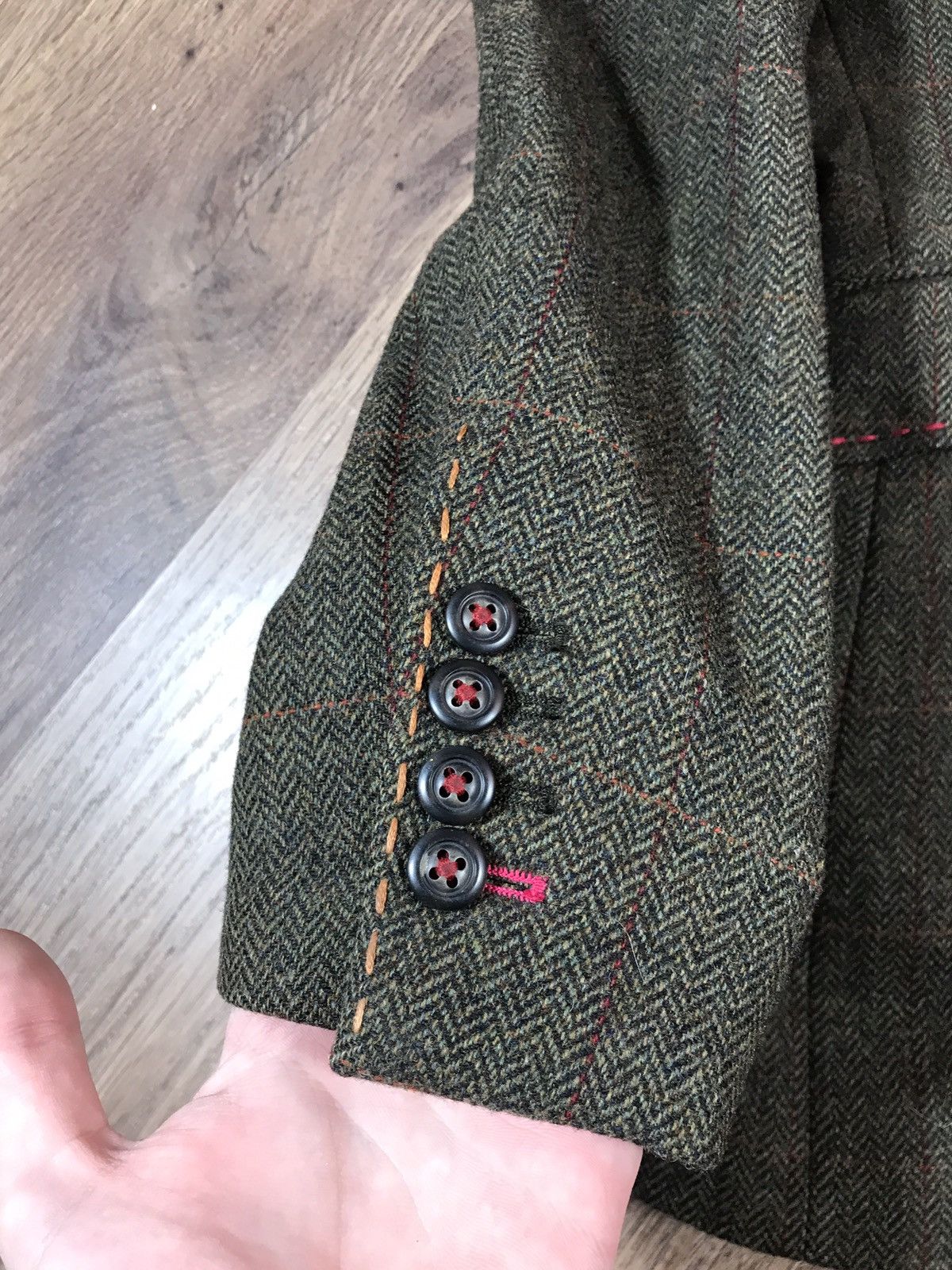 Thomas Pink × Vintage Vintage Thomas Pink Wool Jacket Men’s UK 34 EUR 44 Size 34R - 4 Thumbnail