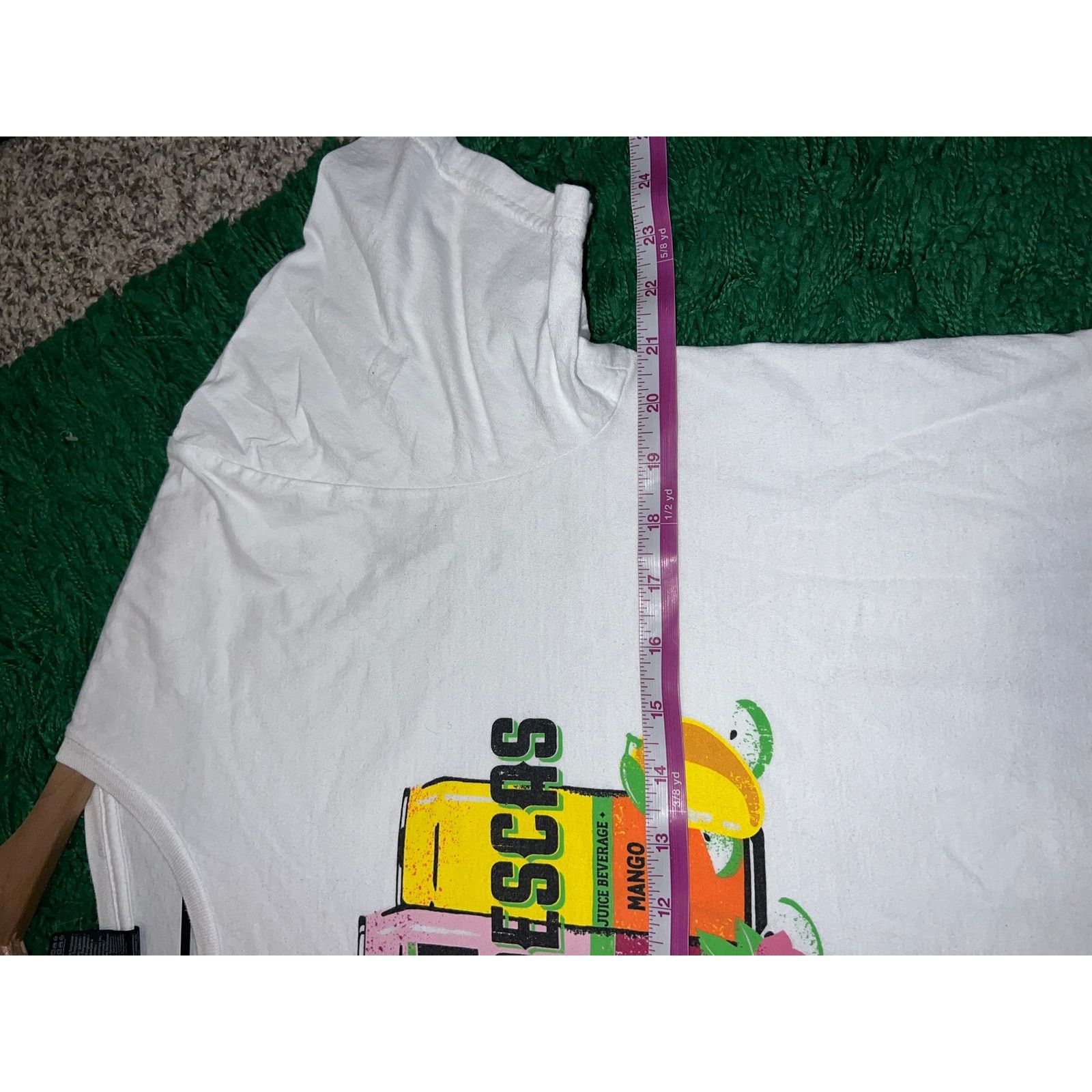 Gildan Minute Maid Shirt Aguas Frescas Drink Juice White Tee Large Size US L / EU 52-54 / 3 - 7 Thumbnail