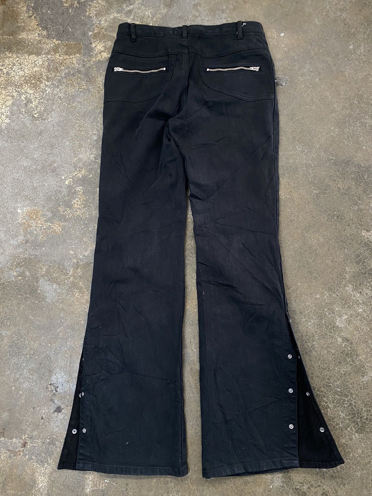 Sonia Rykiel Sonia Rykiel Snap Button Flare Pants Size US 30 / EU 46 - 4 Thumbnail