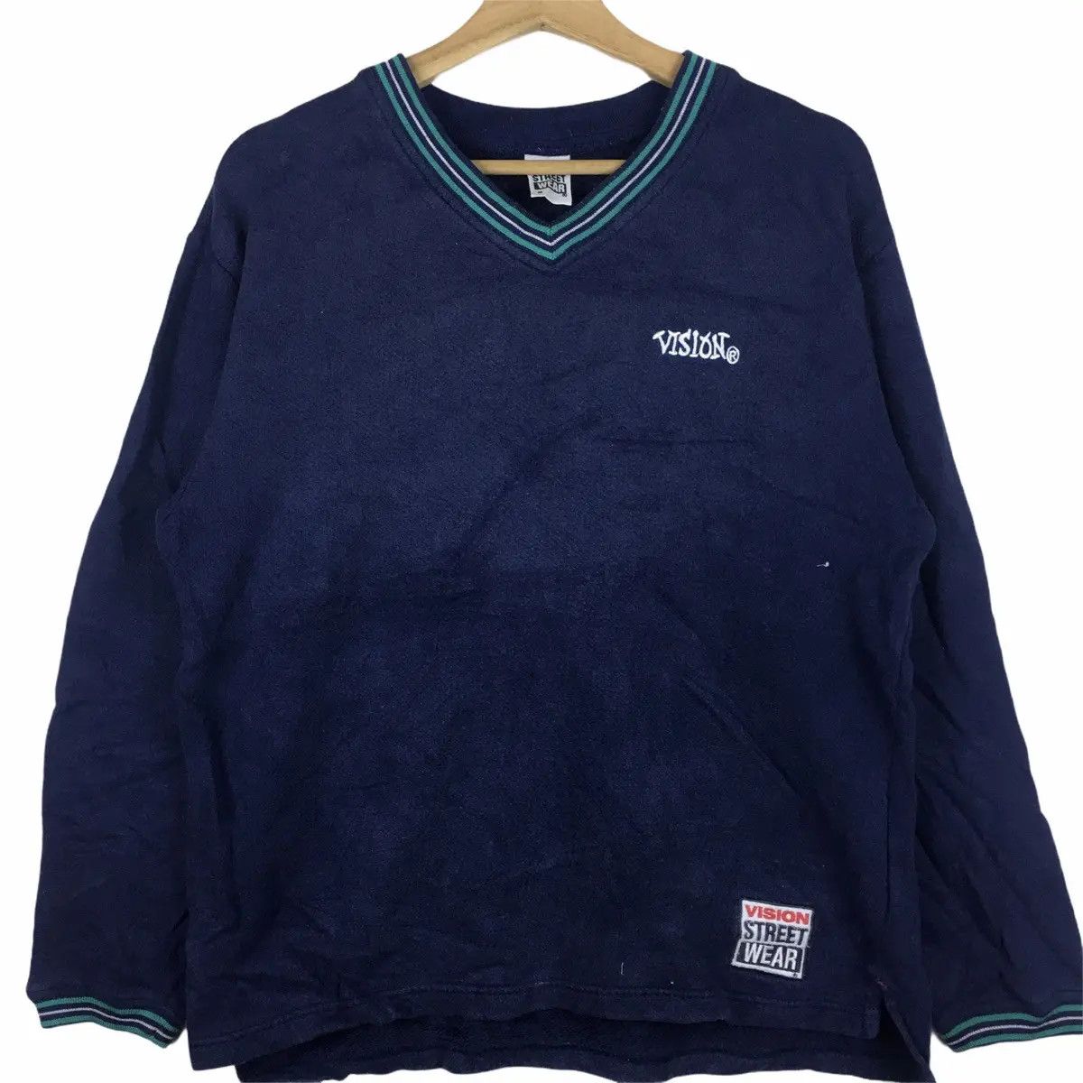 Vision Streetwear Vtg 80’ VISION STREET WEAR Skateboard Graffiti Sweatshirt Size US M / EU 48-50 / 2 - 2 Thumbnail