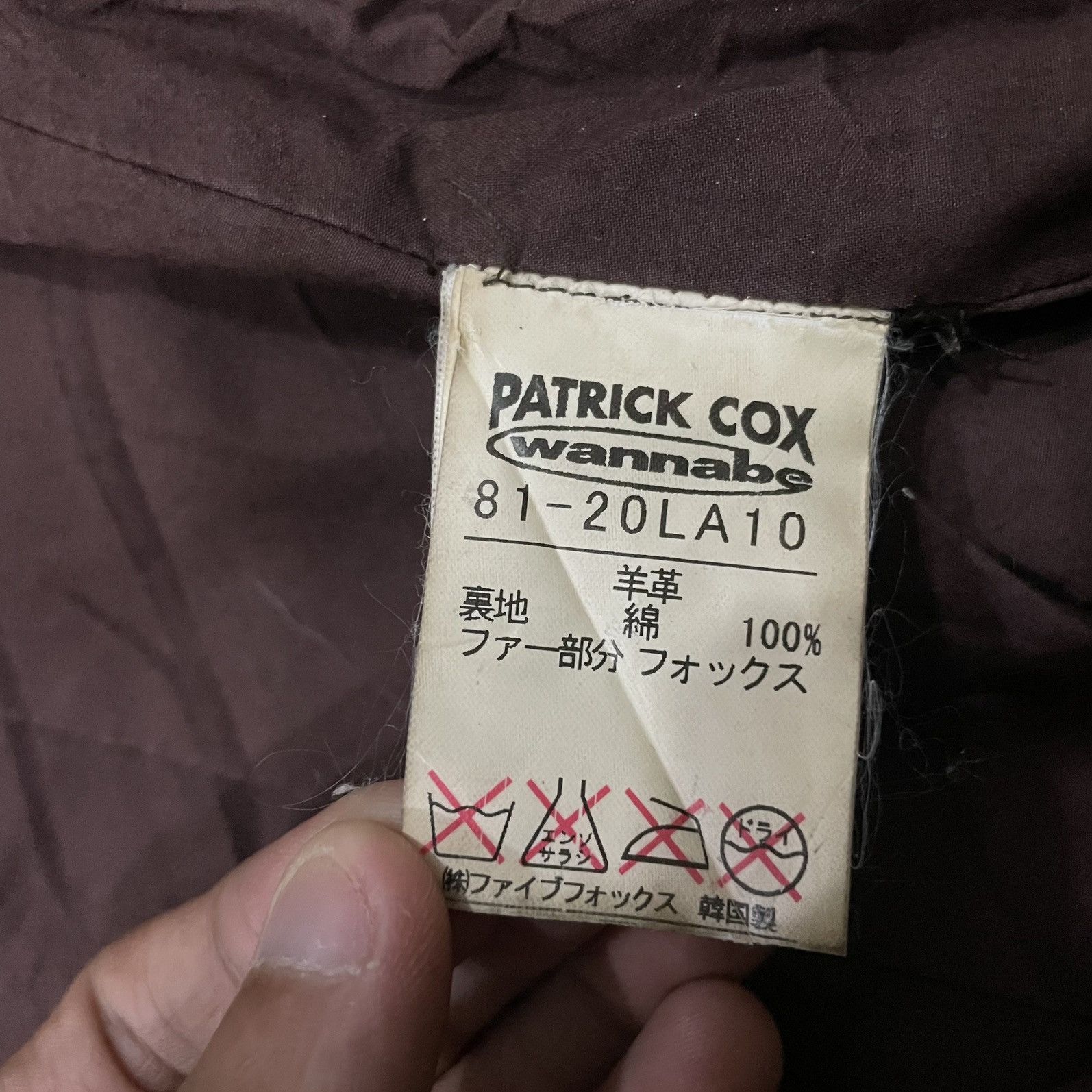 Leather Vintage Patrick Cox Wannabe Mink Fur Sheep leather Jacket Size S / US 4 / IT 40 - 19 Thumbnail