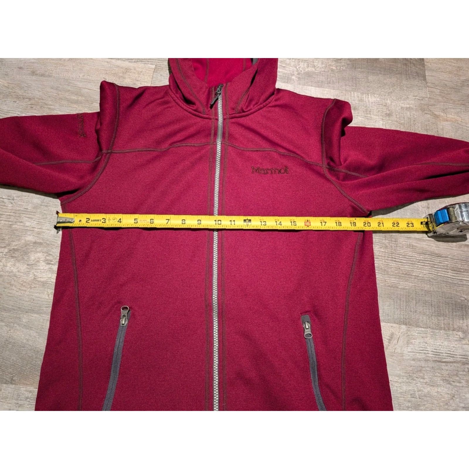 Marmot Marmot Women's Jacket Full Zip Hoodie Dark Red M Outdoor Activewear EUC Regular Fit Size M / US 6-8 / IT 42-44 - 5 Thumbnail