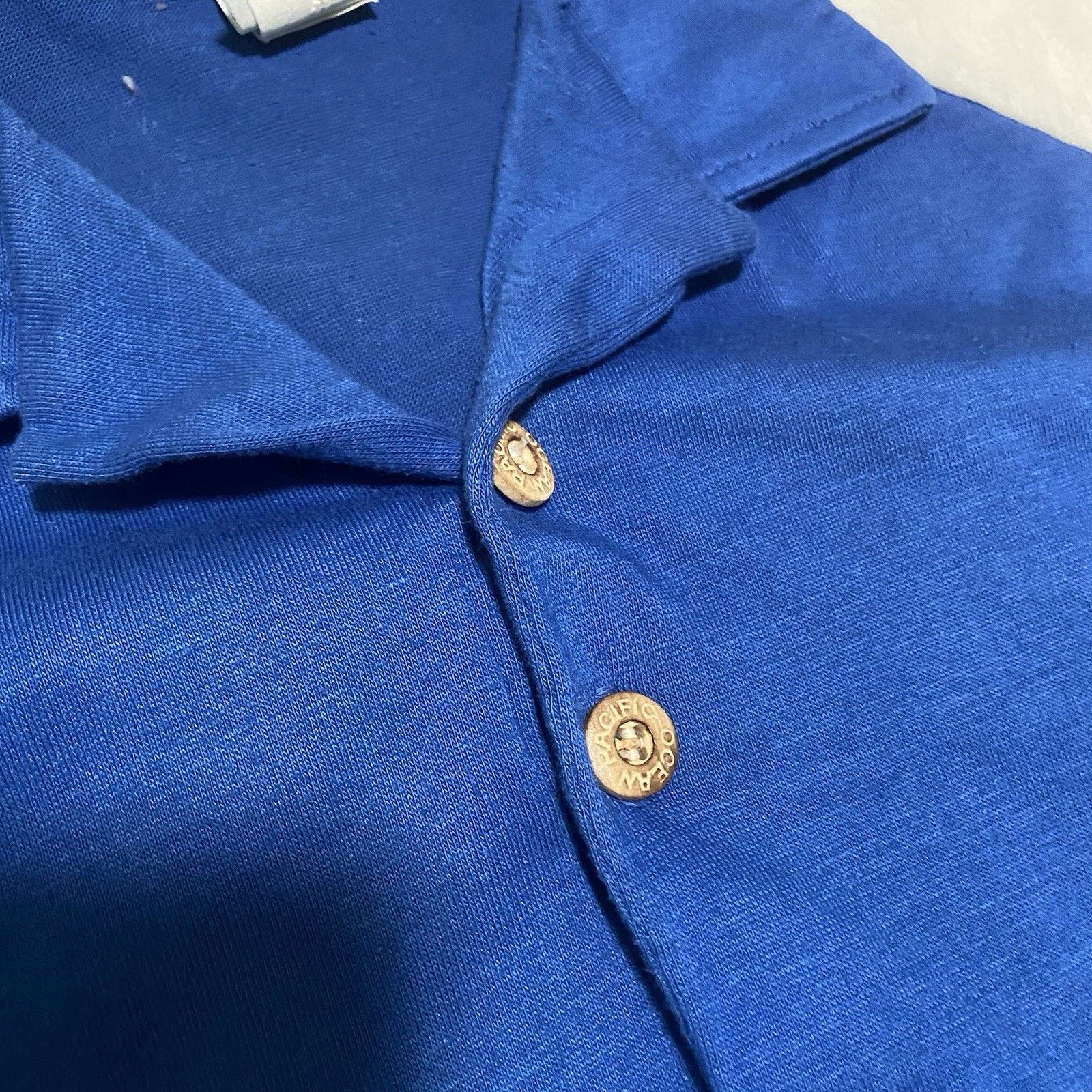 & Other Stories Ocean Pacific OP RARE VTG 70 80's Logo BLUE Polo SZ M Size US M / EU 48-50 / 2 - 11 Thumbnail
