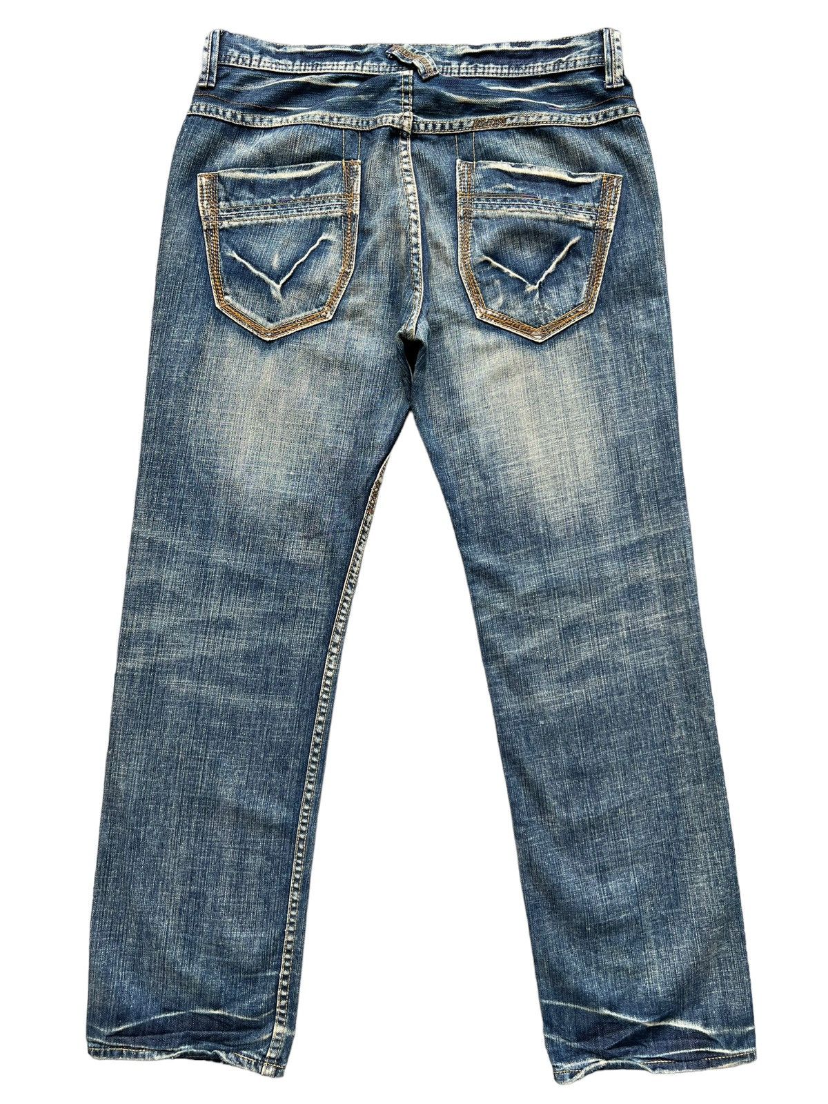 Takeo Kikuchi Takeo Kikuchi Boro Style Japanese Brand Denim Jeans 34x31 Size US 34 / EU 50 - 3 Thumbnail